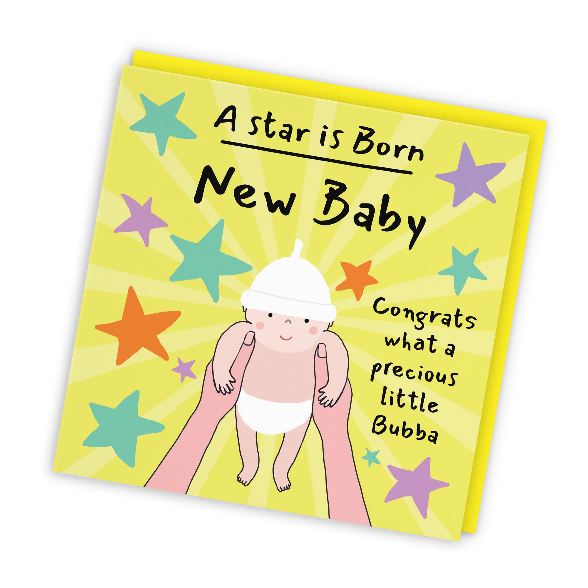 New Baby Congratulations Card Bundle Of Joy Laugh Out Loud - Default Title (GK00571)