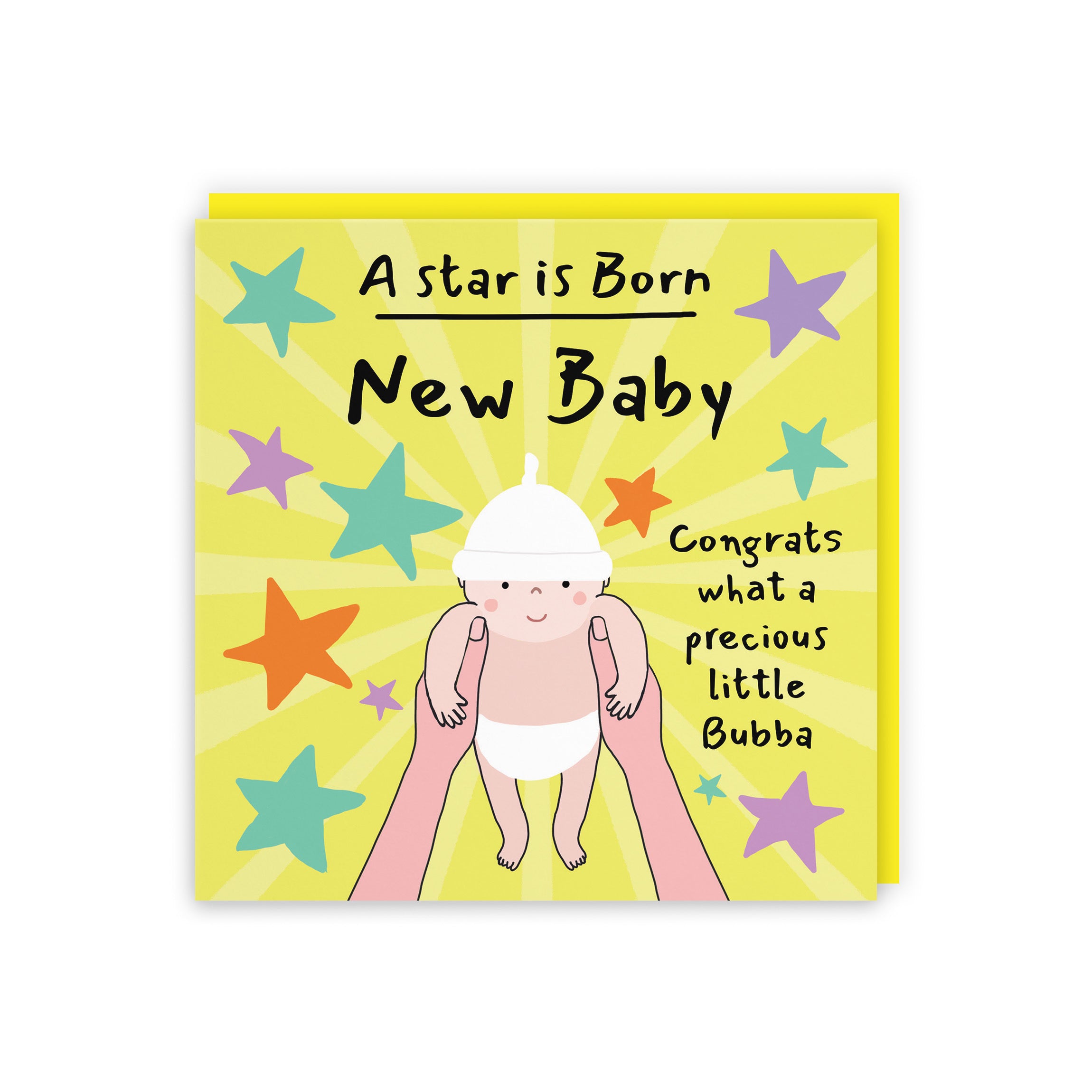 New Baby Congratulations Card Bundle Of Joy Laugh Out Loud - Default Title (GK00571)