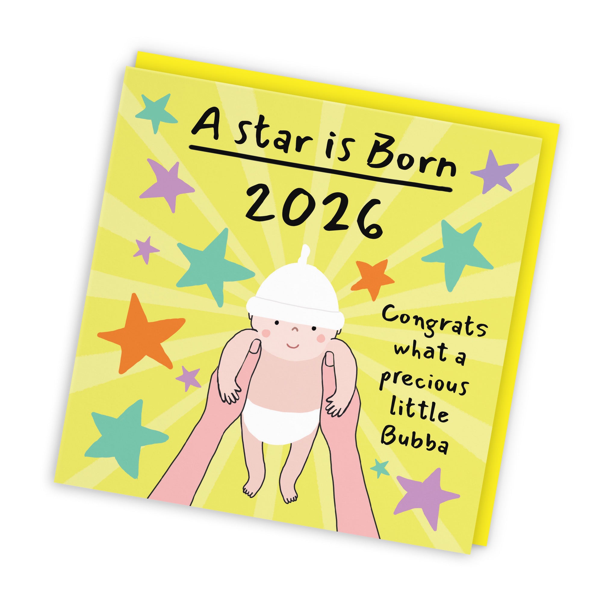 2026 New Baby Congratulations Card Bundle Of Joy Laugh Out Loud - Default Title (GK00577)