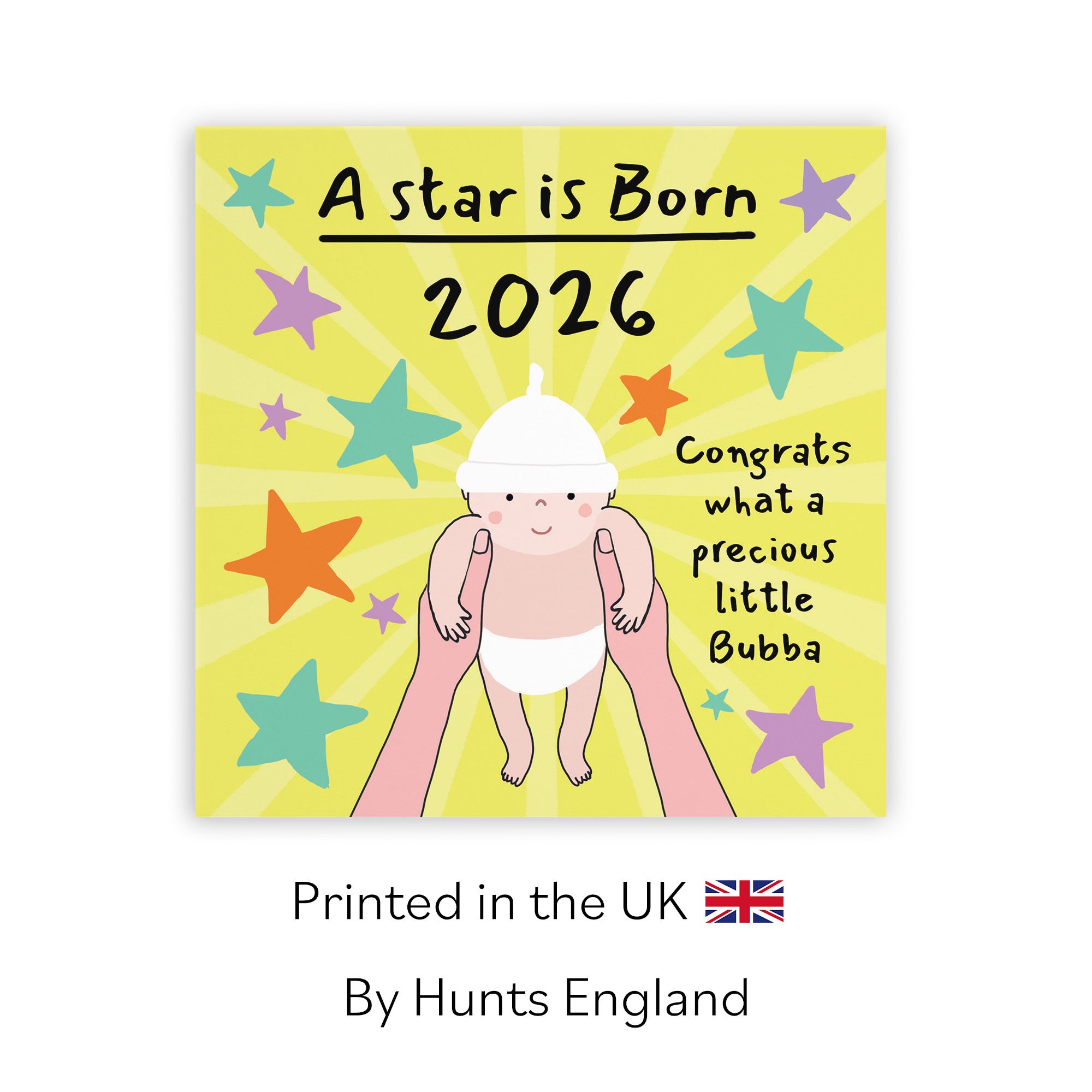 2026 New Baby Congratulations Card Bundle Of Joy Laugh Out Loud - Default Title (GK00577)
