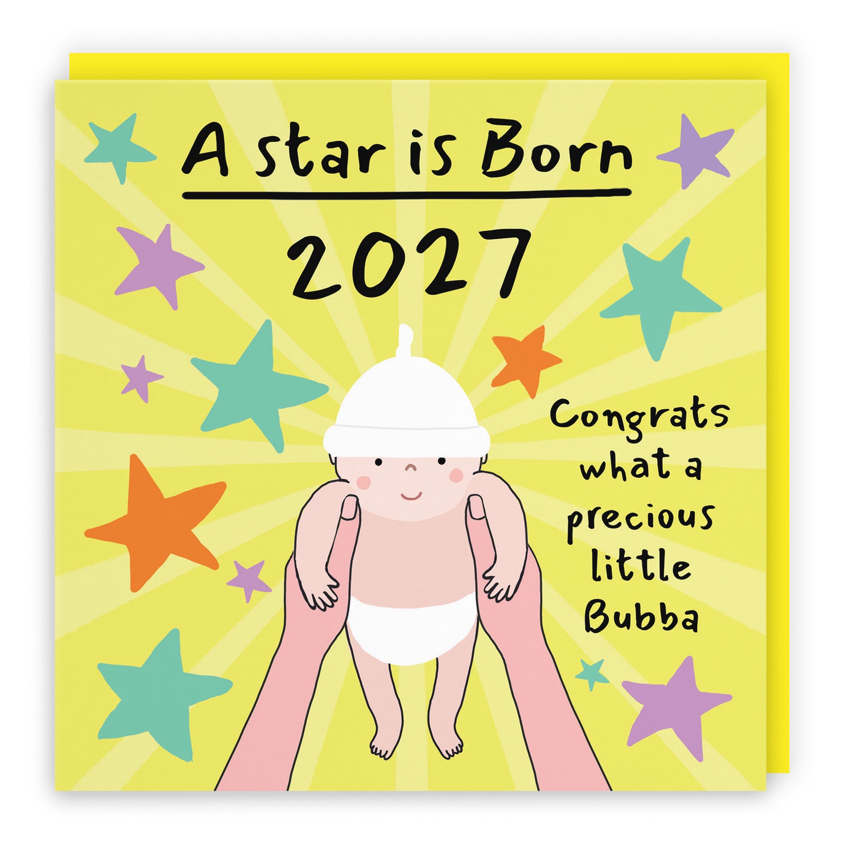 2027 New Baby Congratulations Card Bundle Of Joy Laugh Out Loud - Default Title (GK00580)