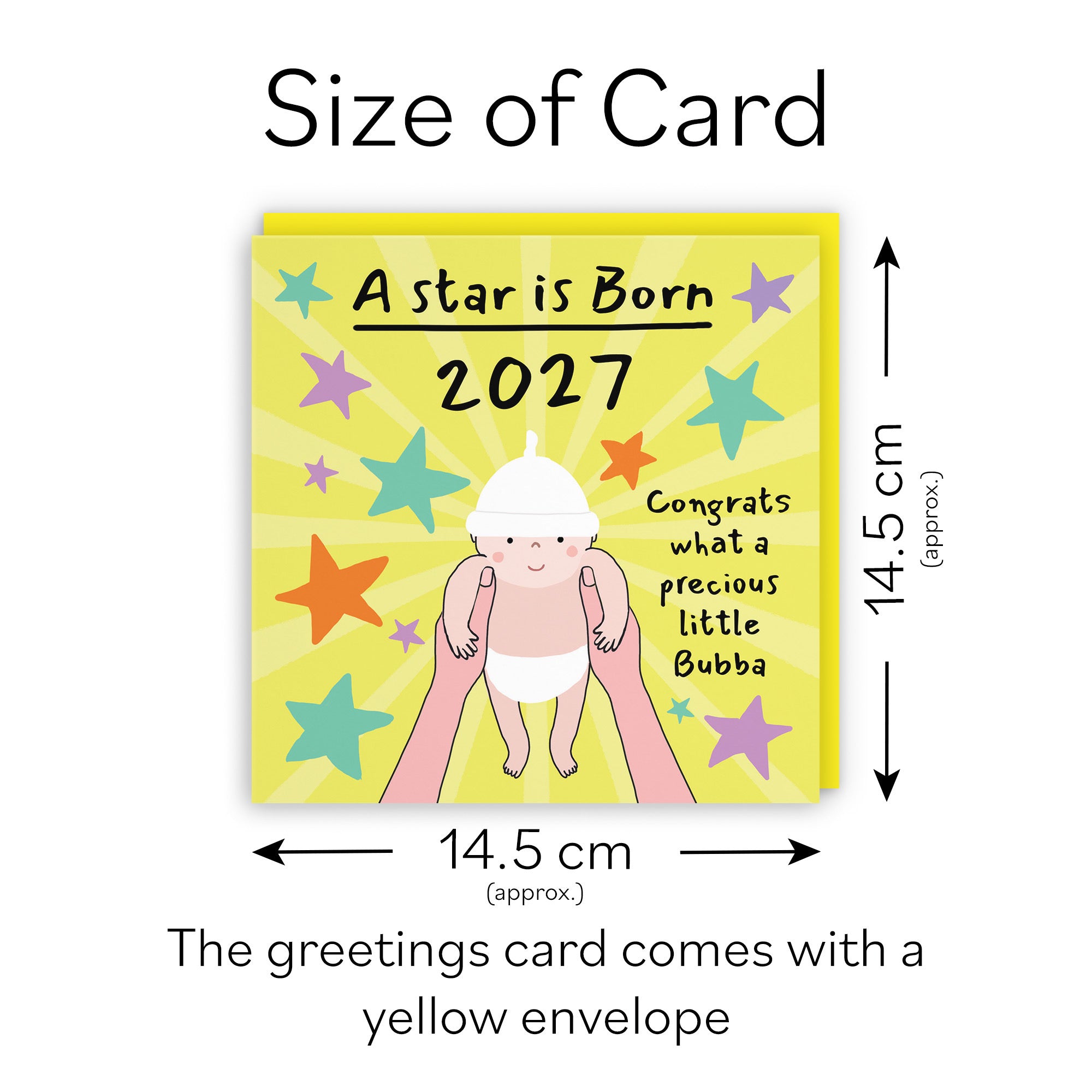 2027 New Baby Congratulations Card Bundle Of Joy Laugh Out Loud - Default Title (GK00580)