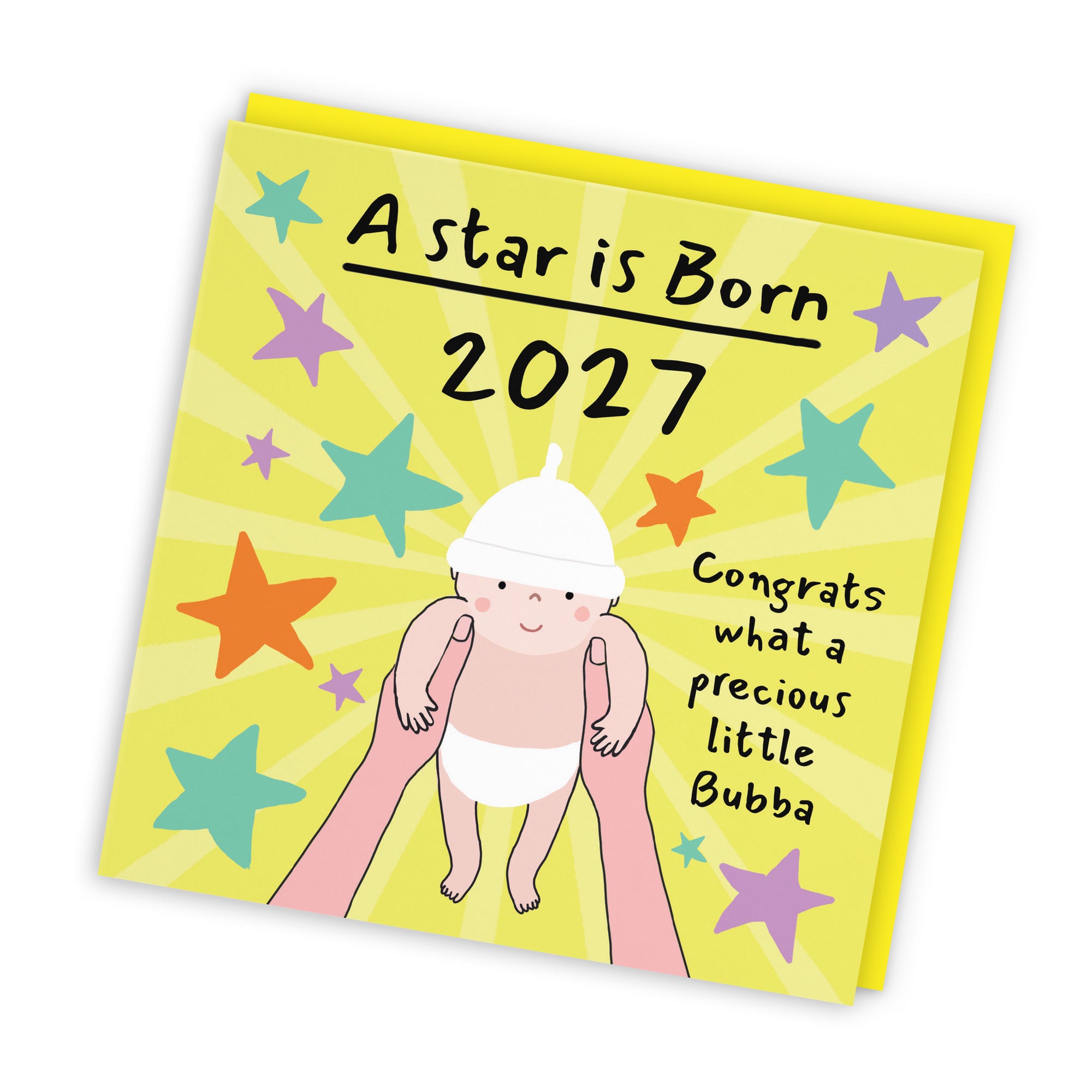 2027 New Baby Congratulations Card Bundle Of Joy Laugh Out Loud - Default Title (GK00580)