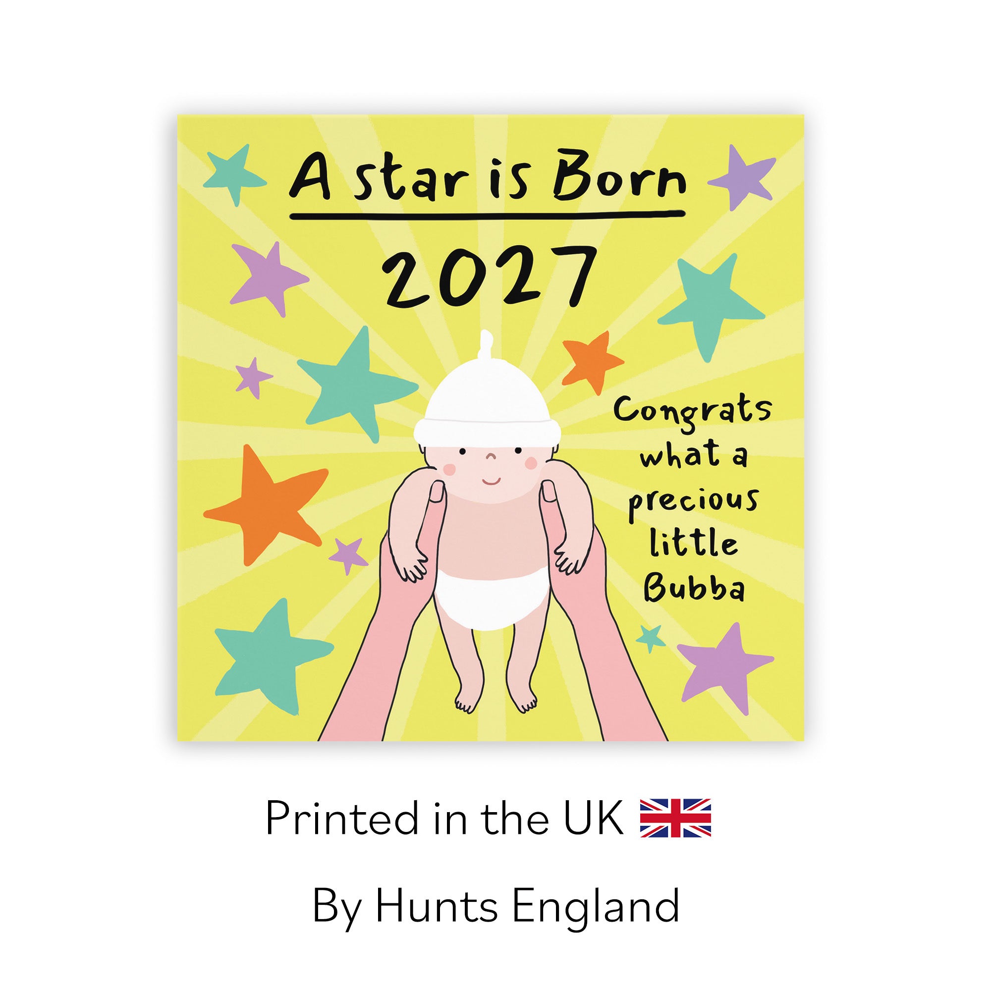 2027 New Baby Congratulations Card Bundle Of Joy Laugh Out Loud - Default Title (GK00580)