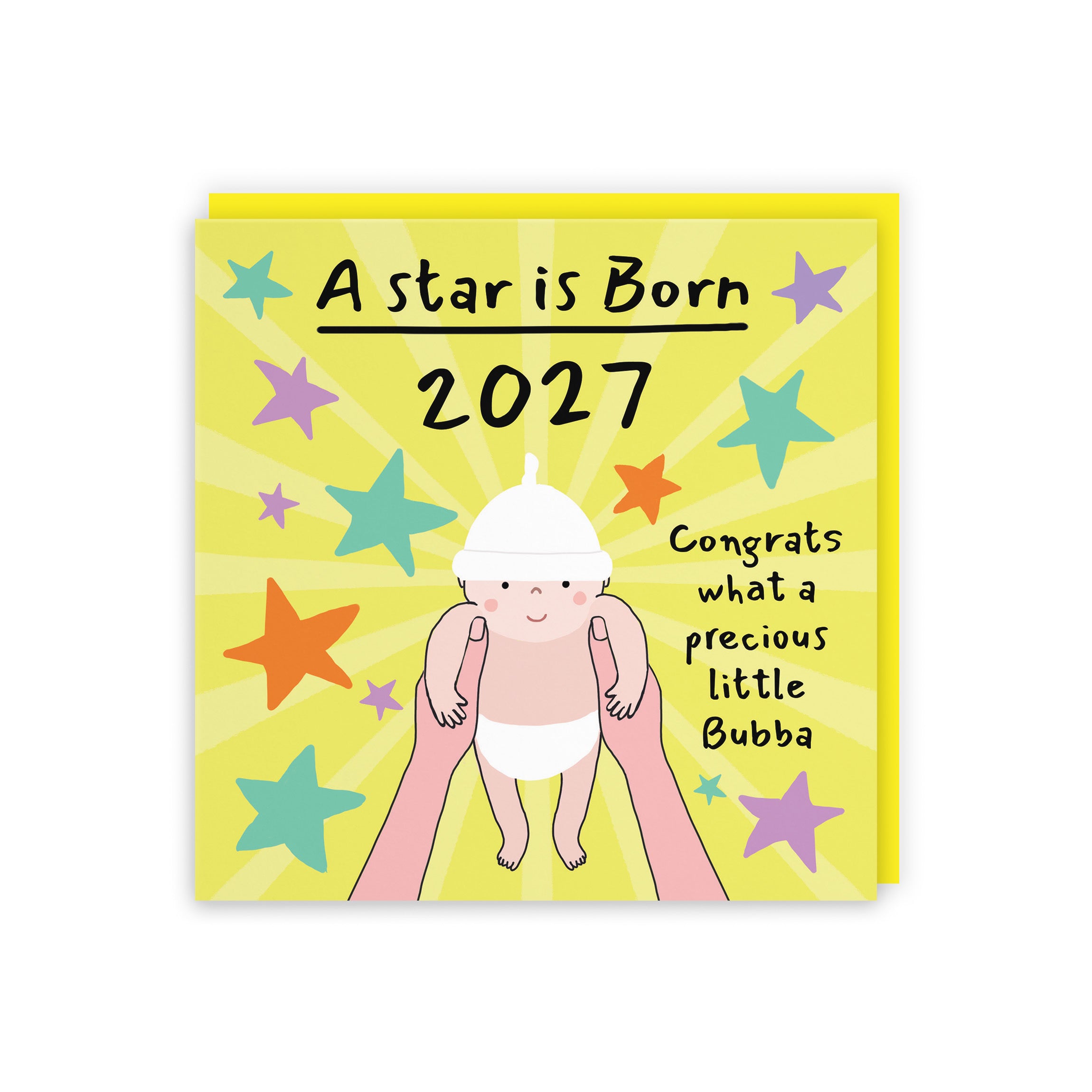 2027 New Baby Congratulations Card Bundle Of Joy Laugh Out Loud - Default Title (GK00580)
