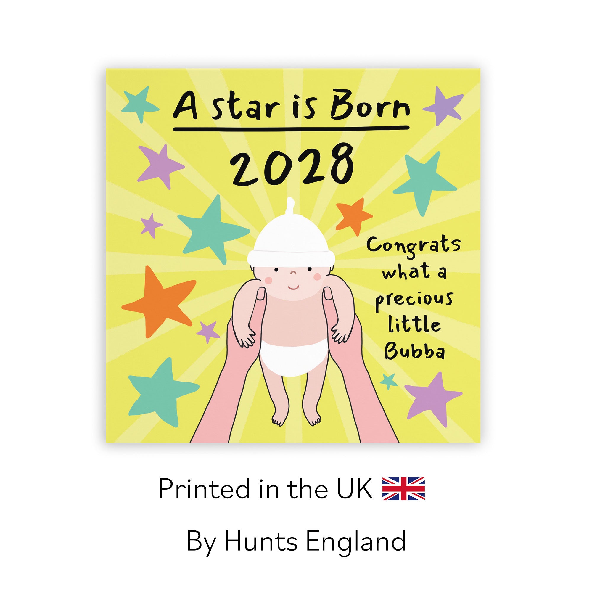 2028 New Baby Congratulations Card Bundle Of Joy Laugh Out Loud - Default Title (GK00583)