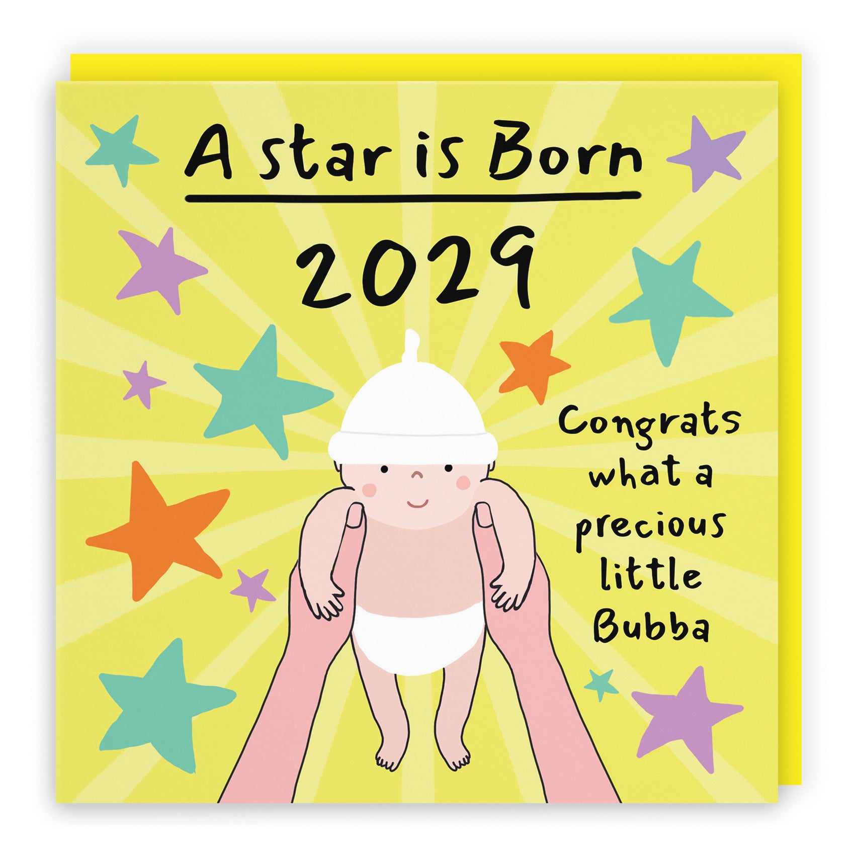 2029 New Baby Congratulations Card Bundle Of Joy Laugh Out Loud - Default Title (GK00586)