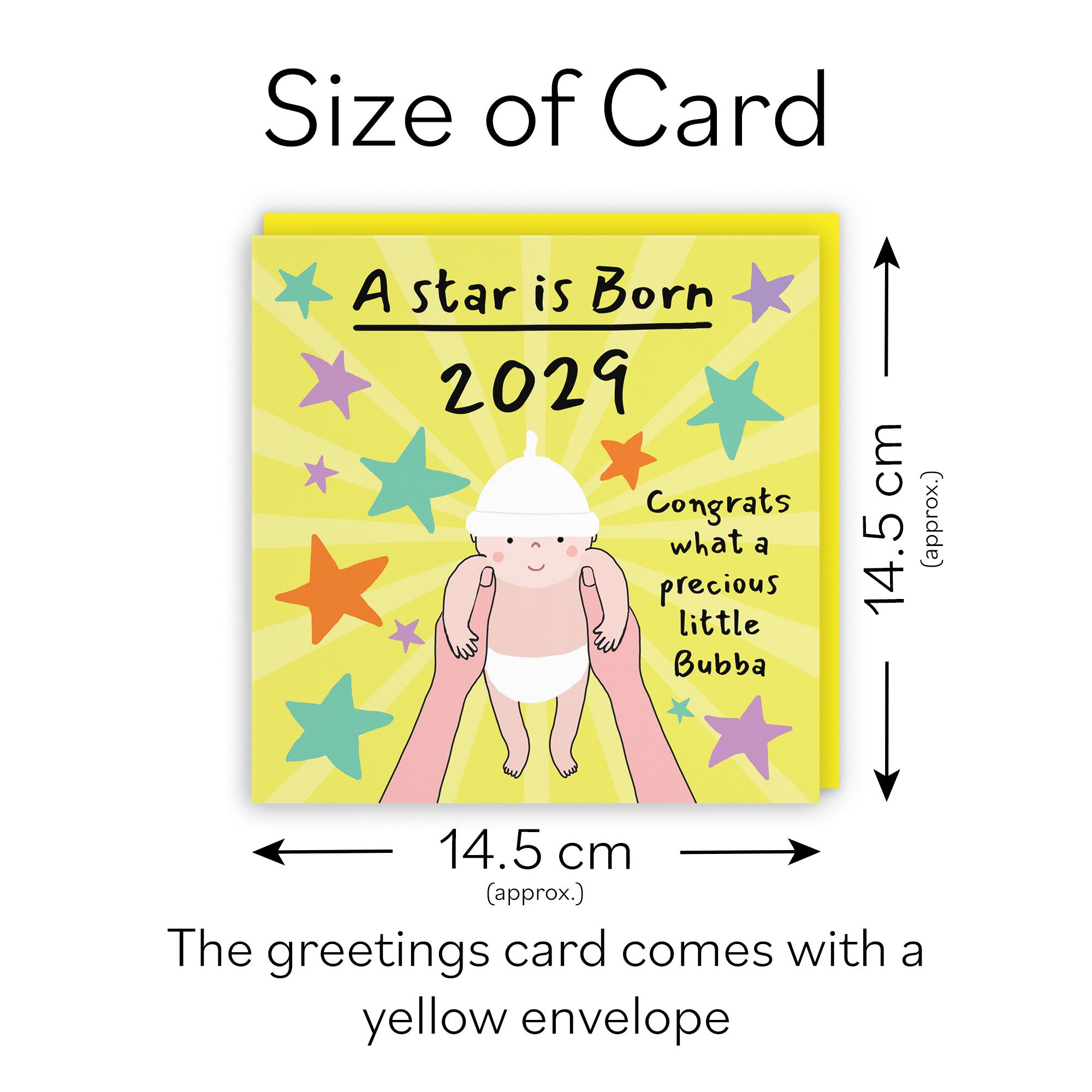 2029 New Baby Congratulations Card Bundle Of Joy Laugh Out Loud - Default Title (GK00586)