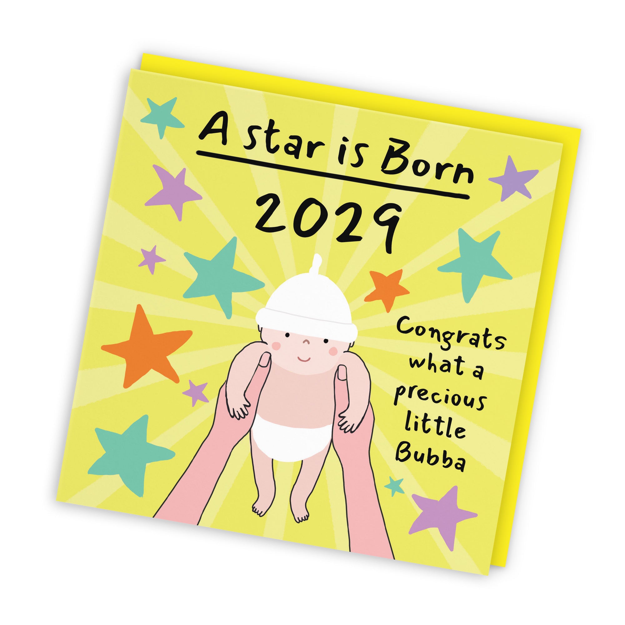 2029 New Baby Congratulations Card Bundle Of Joy Laugh Out Loud - Default Title (GK00586)