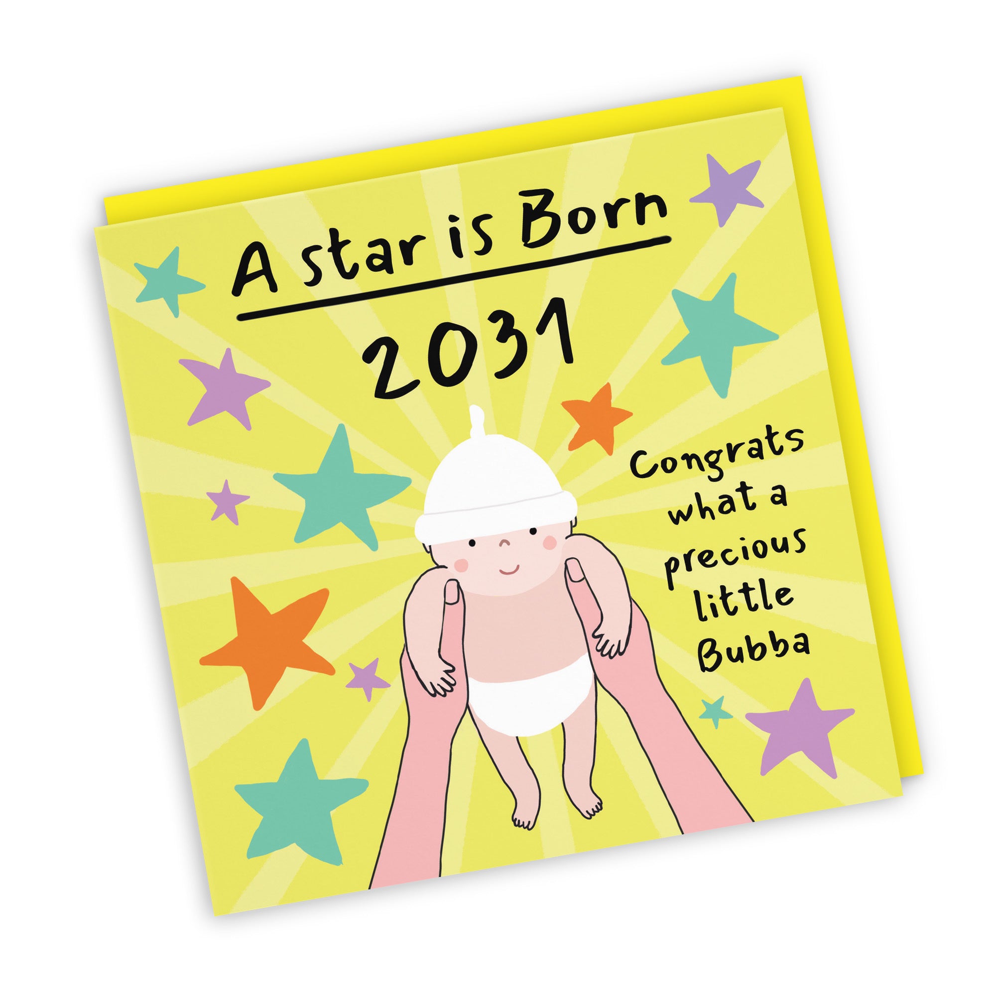 2031 New Baby Congratulations Card Bundle Of Joy Laugh Out Loud - Default Title (GK00592)