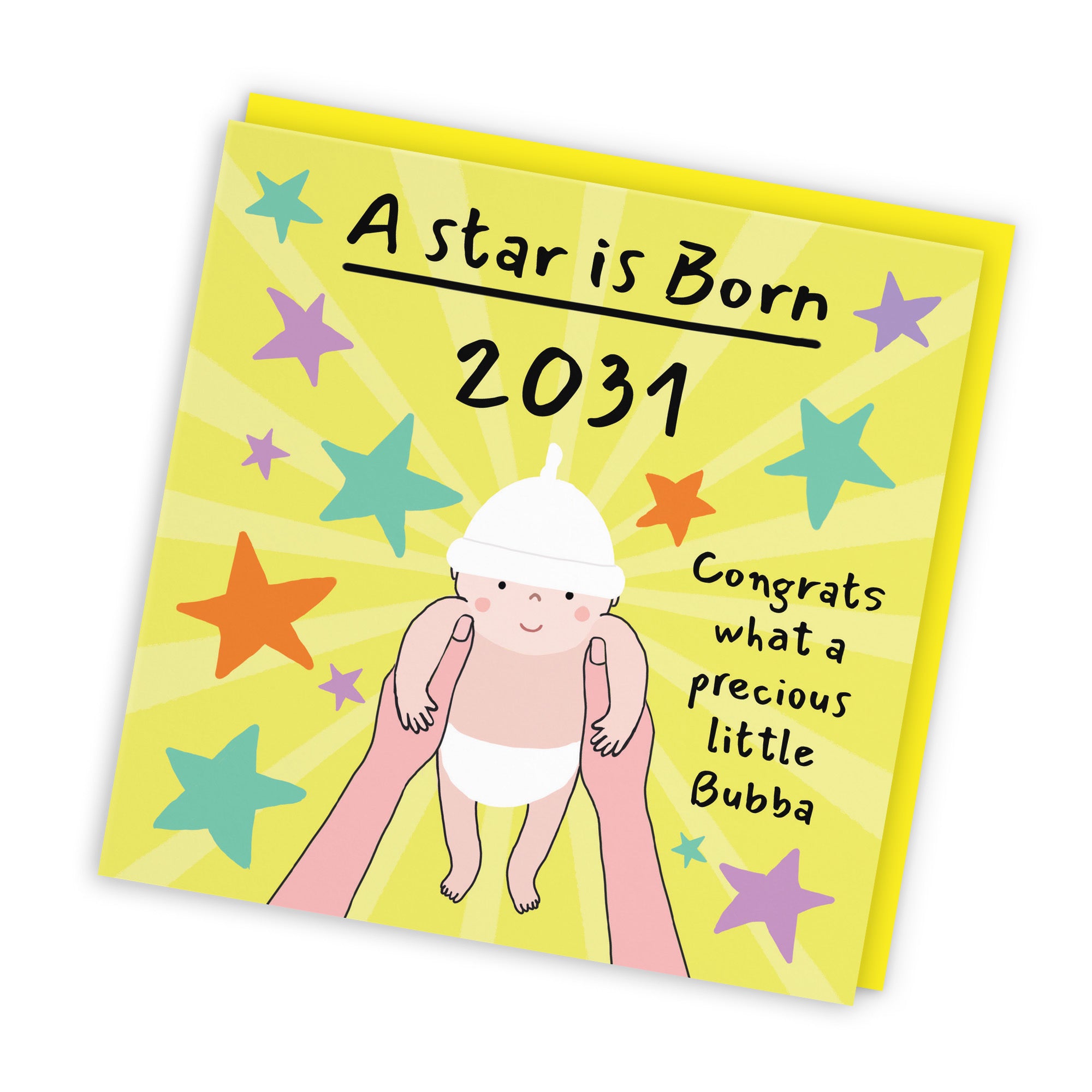 2031 New Baby Congratulations Card Bundle Of Joy Laugh Out Loud - Default Title (GK00592)