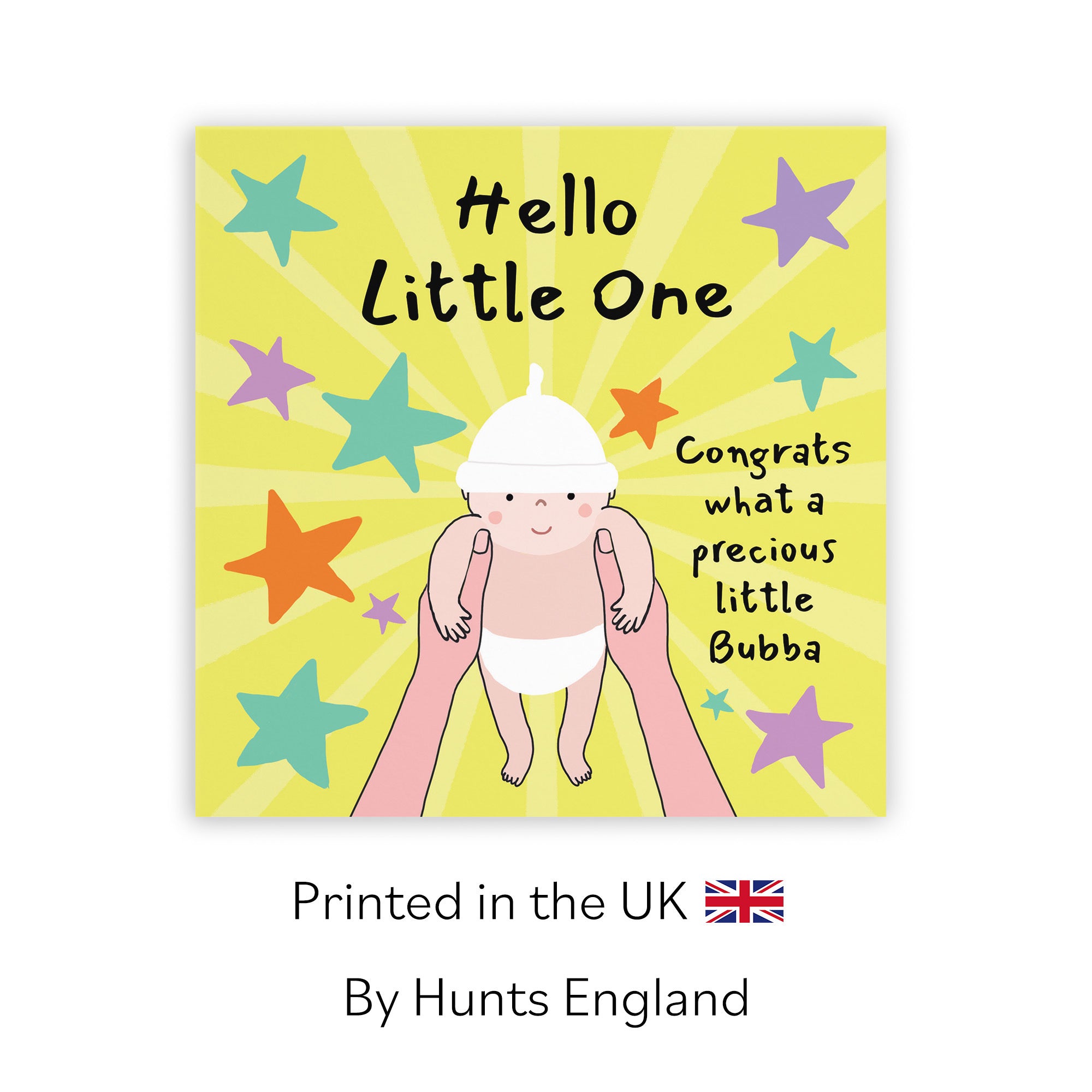 Hello Little One New Baby Congratulations Card Bundle Of Joy Laugh Out Loud - Default Title (GK00598)
