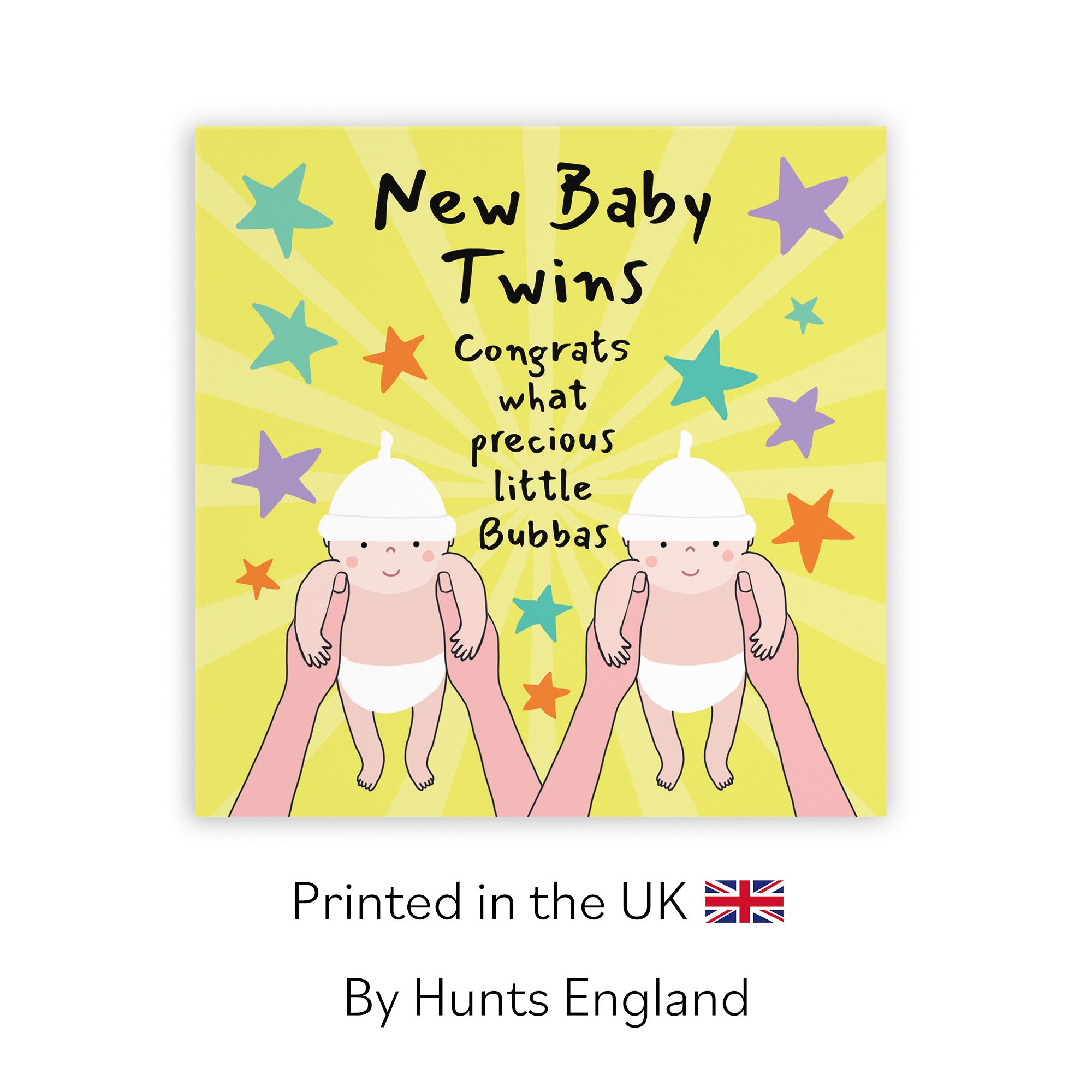 Twins New Baby Congratulations Card Bundle Of Joy Laugh Out Loud - Default Title (GK00603)