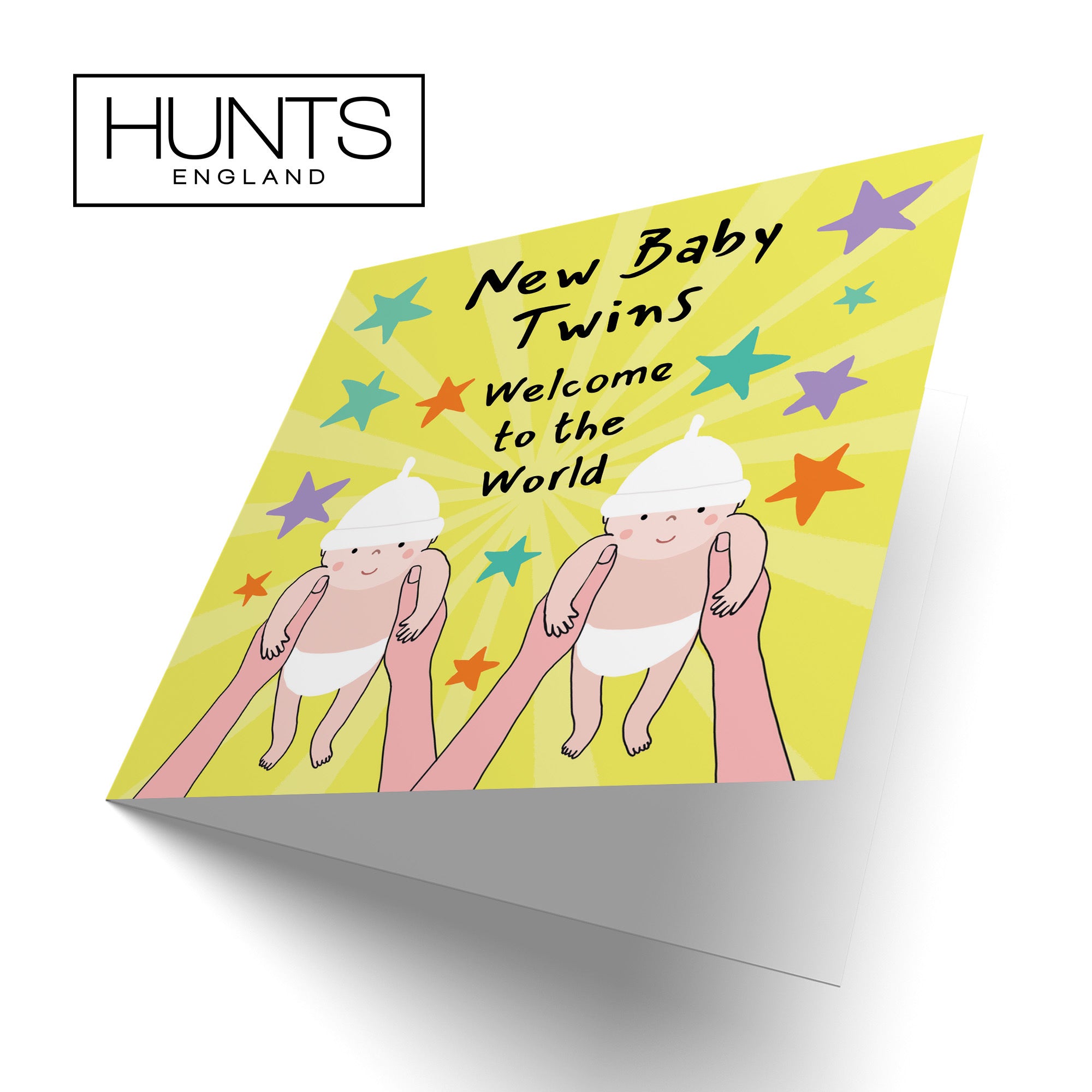 Twins Welcome To The World New Baby Congratulations Card Bundle Of Joy Laugh Out Loud - Default Title (GK00606)