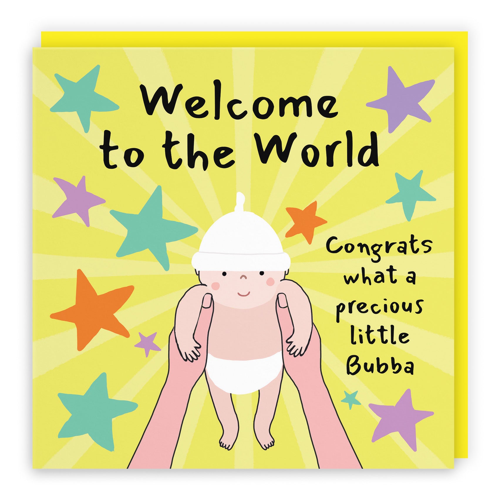 Welcome To The World New Baby Congratulations Card Bundle Of Joy Laugh Out Loud - Default Title (GK00609)