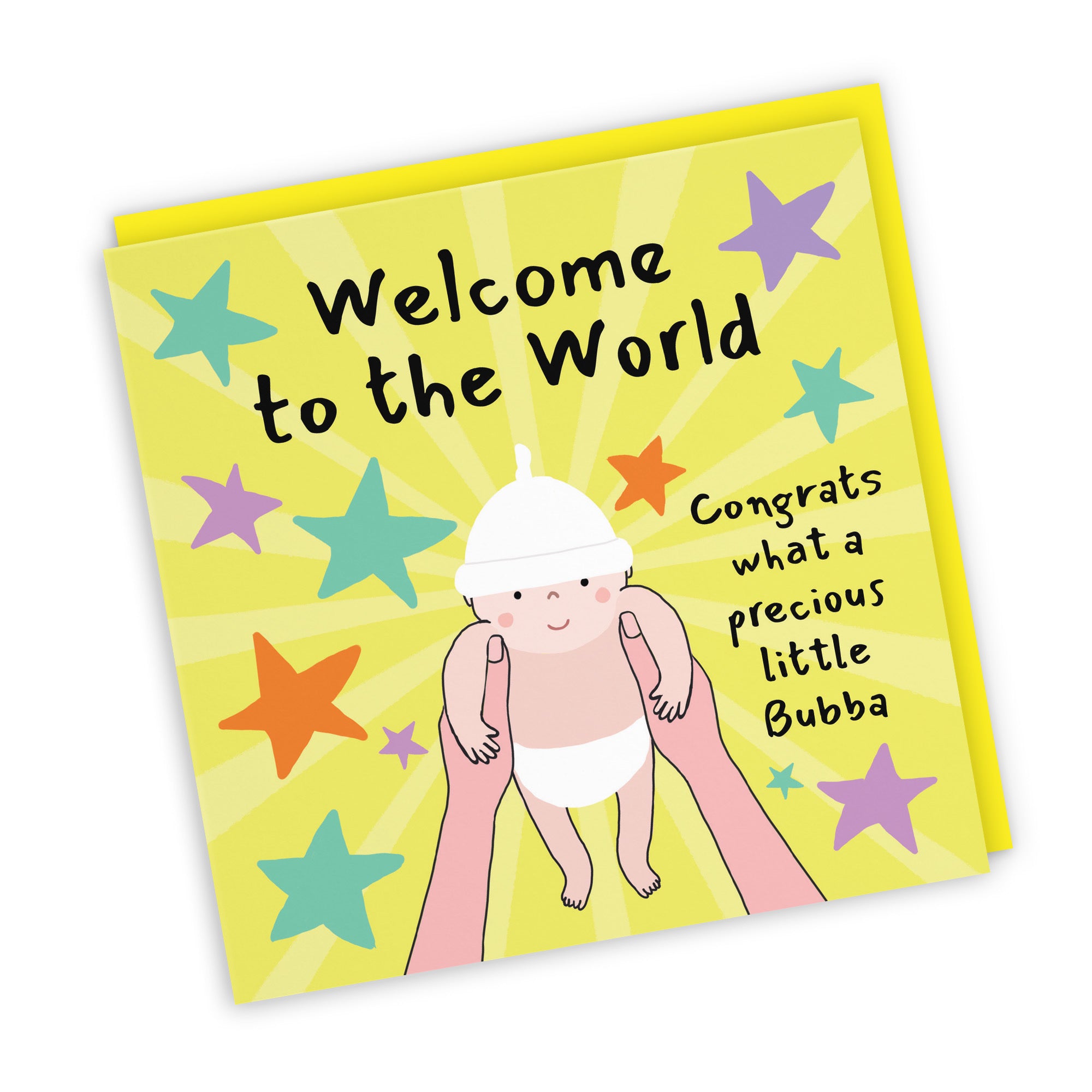 Welcome To The World New Baby Congratulations Card Bundle Of Joy Laugh Out Loud - Default Title (GK00609)