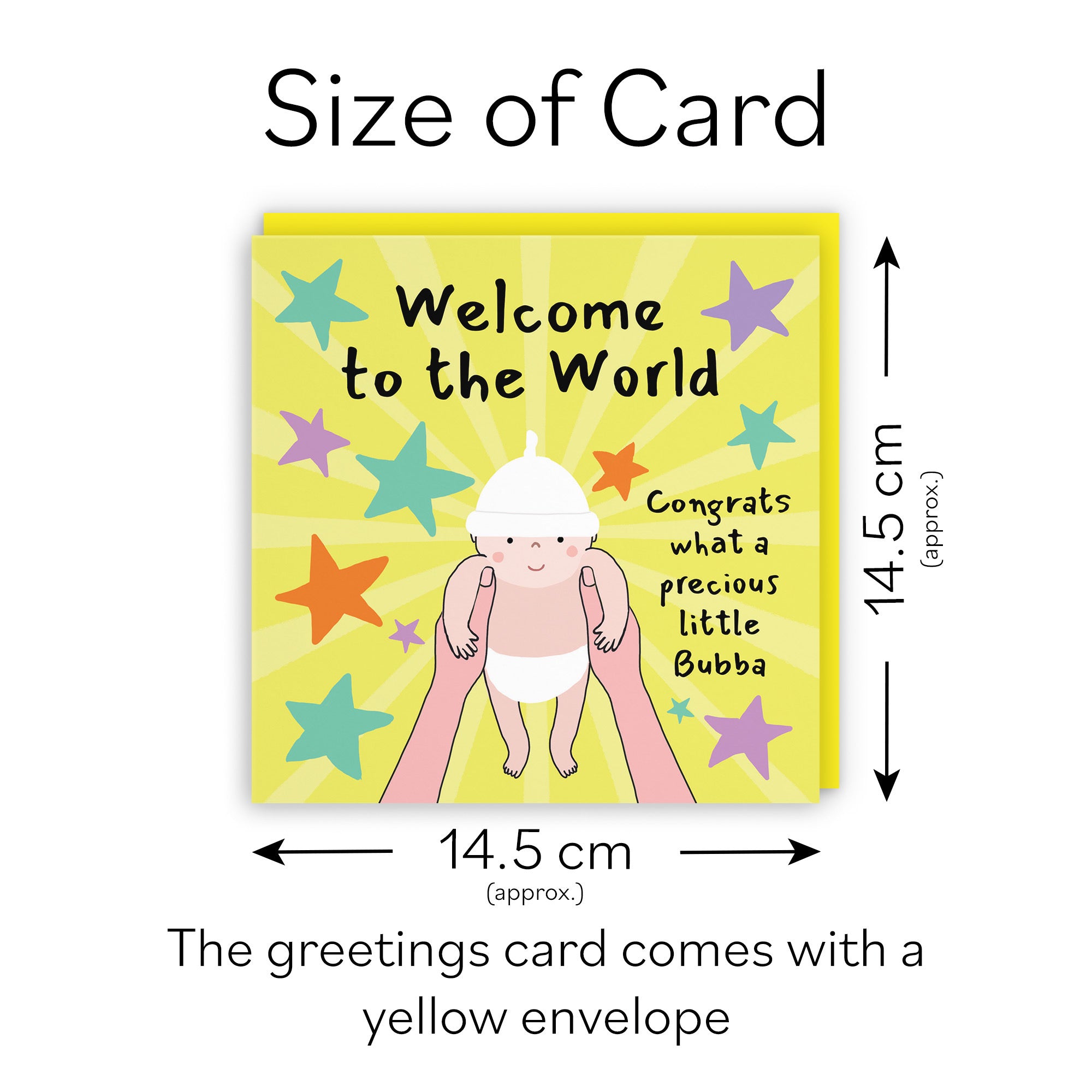 Welcome To The World New Baby Congratulations Card Bundle Of Joy Laugh Out Loud - Default Title (GK00609)