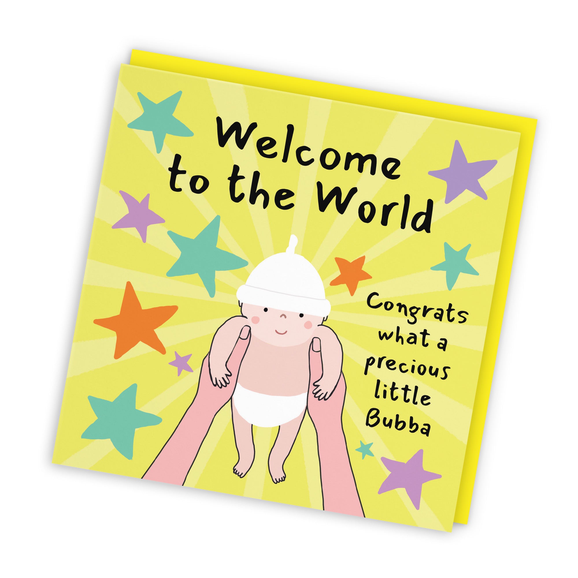 Welcome To The World New Baby Congratulations Card Bundle Of Joy Laugh Out Loud - Default Title (GK00609)