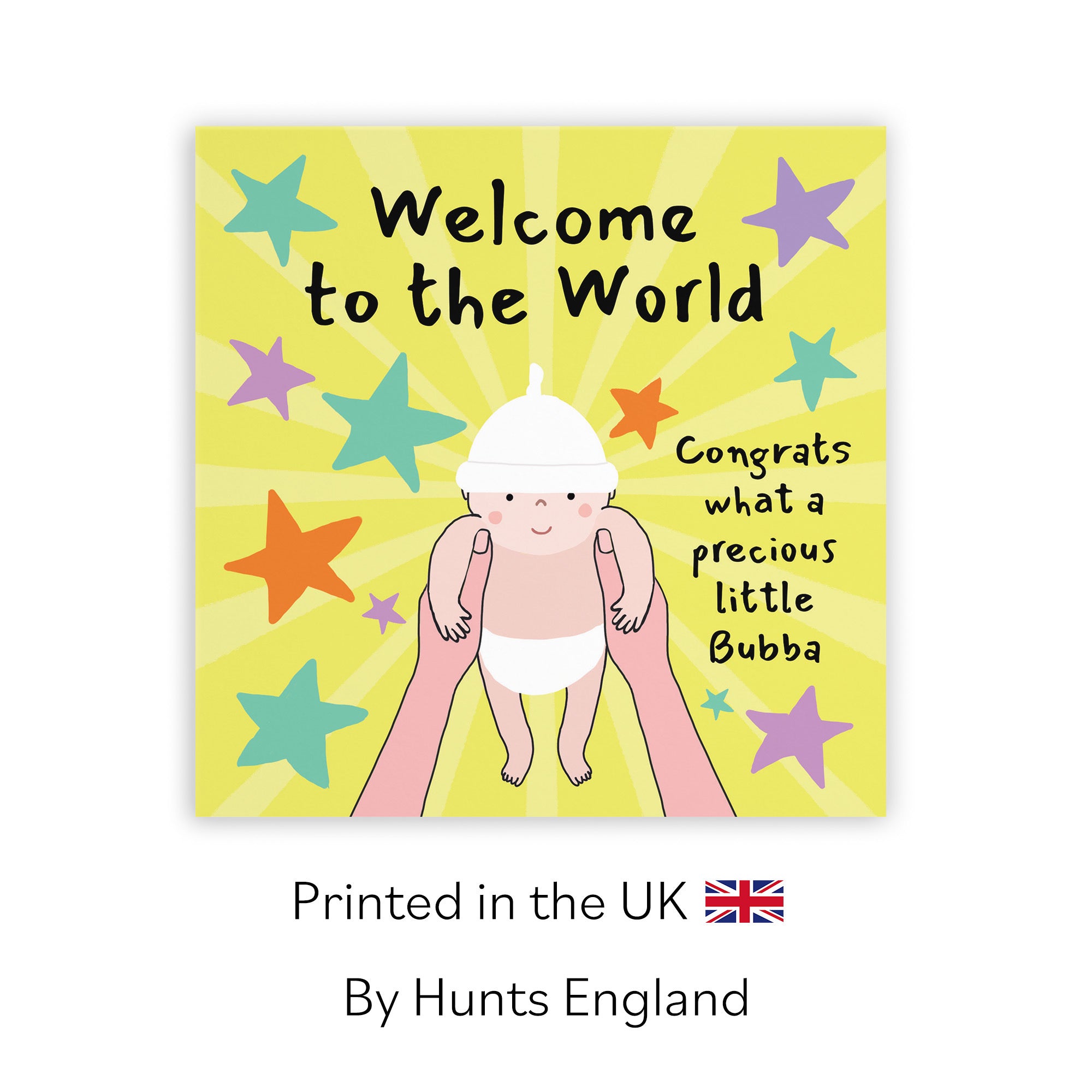 Welcome To The World New Baby Congratulations Card Bundle Of Joy Laugh Out Loud - Default Title (GK00609)