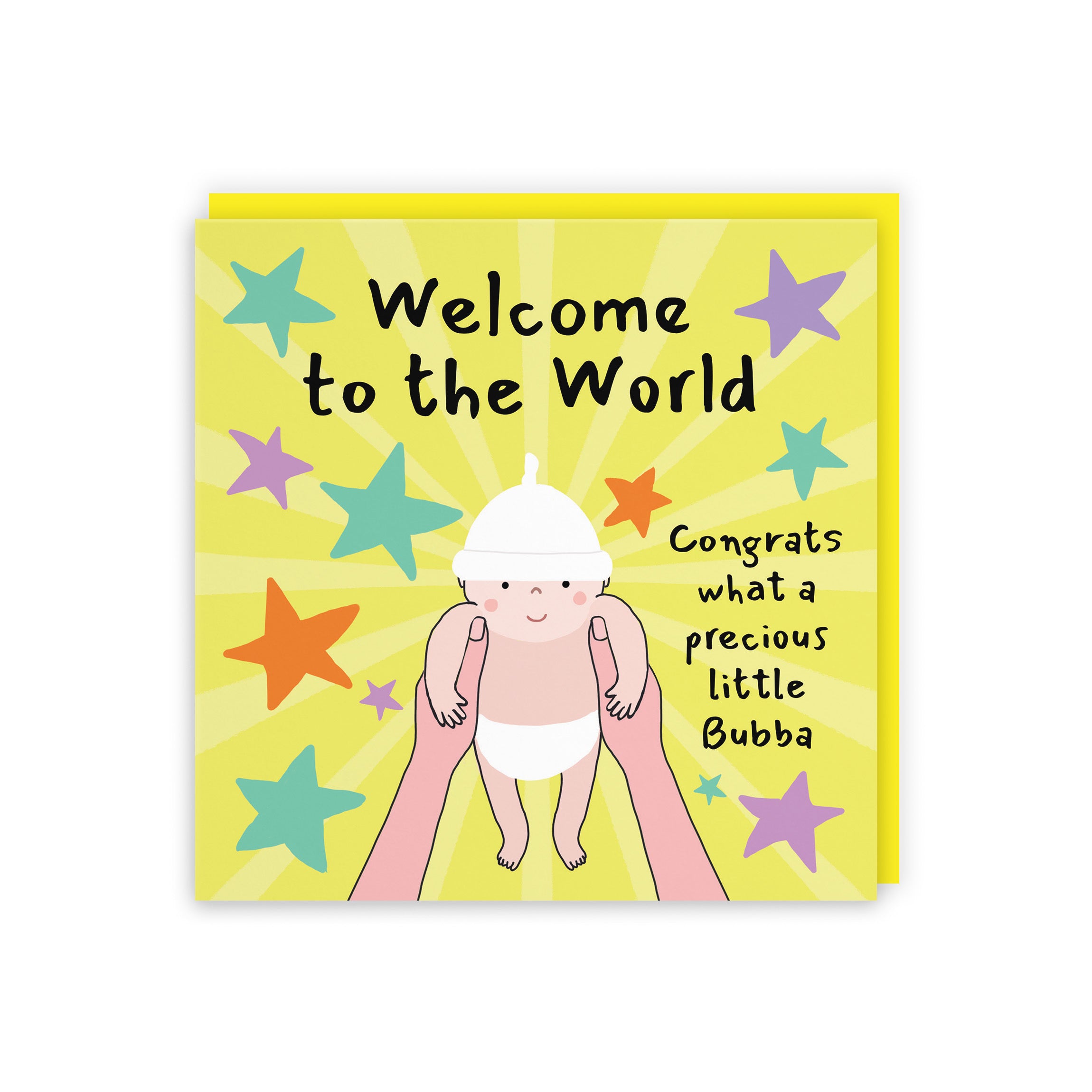 Welcome To The World New Baby Congratulations Card Bundle Of Joy Laugh Out Loud - Default Title (GK00609)