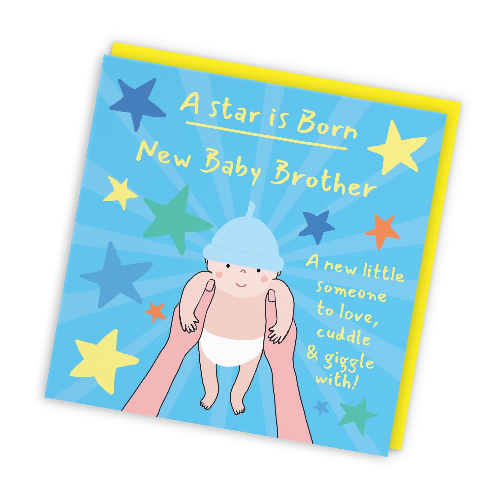New Baby Brother New Baby Boy Congratulations Card Bundle Of Joy Laugh Out Loud - Default Title (GK00696)