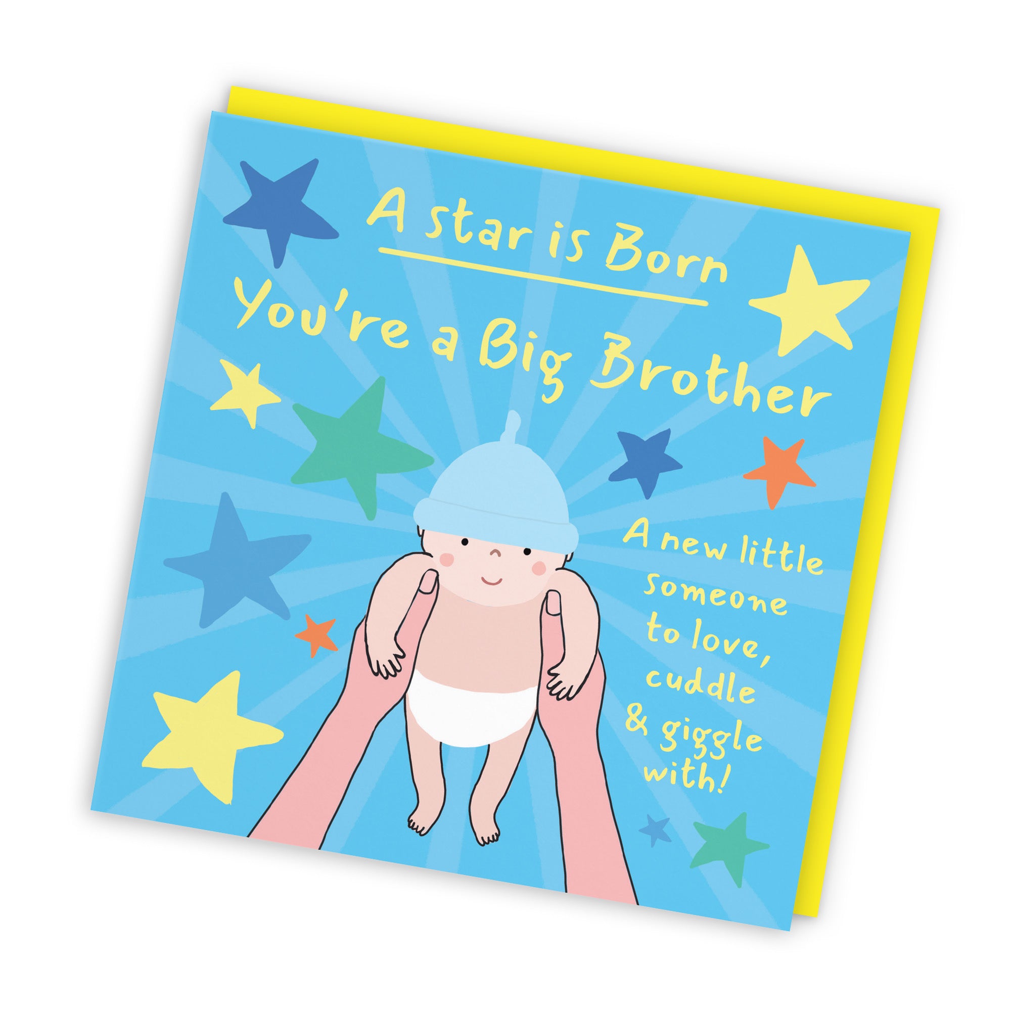 New Big Brother New Baby Boy Congratulations Card Bundle Of Joy Laugh Out Loud - Default Title (GK00698)