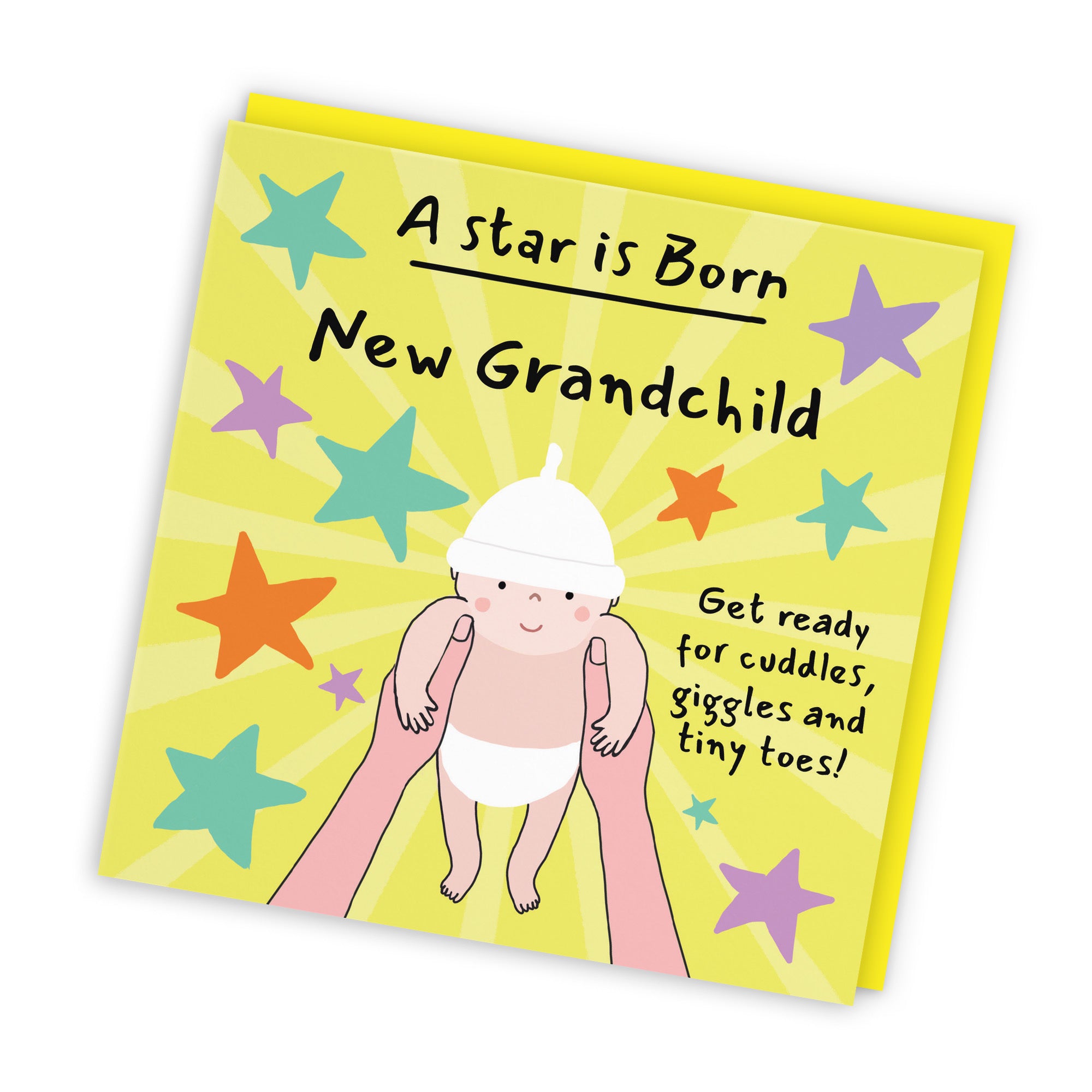 New Grandchild New Baby Congratulations Card Bundle Of Joy Laugh Out Loud - Default Title (GK00711)