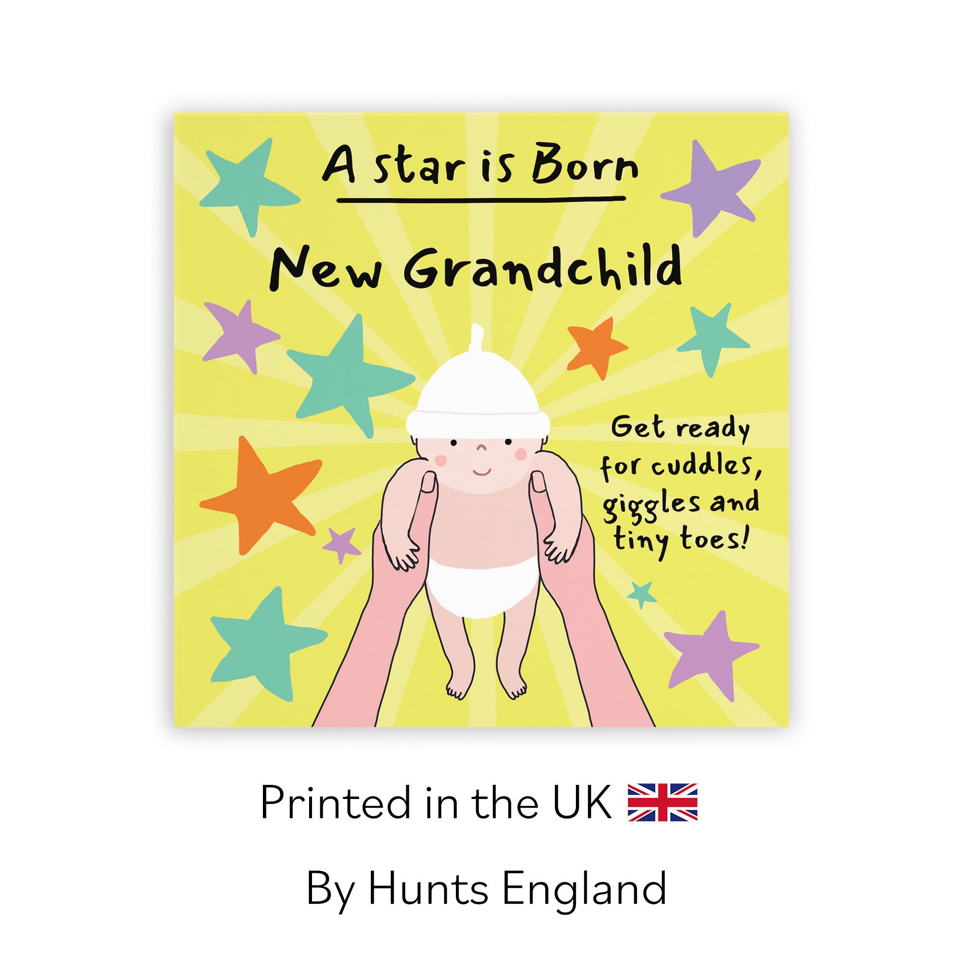 New Grandchild New Baby Congratulations Card Bundle Of Joy Laugh Out Loud - Default Title (GK00711)