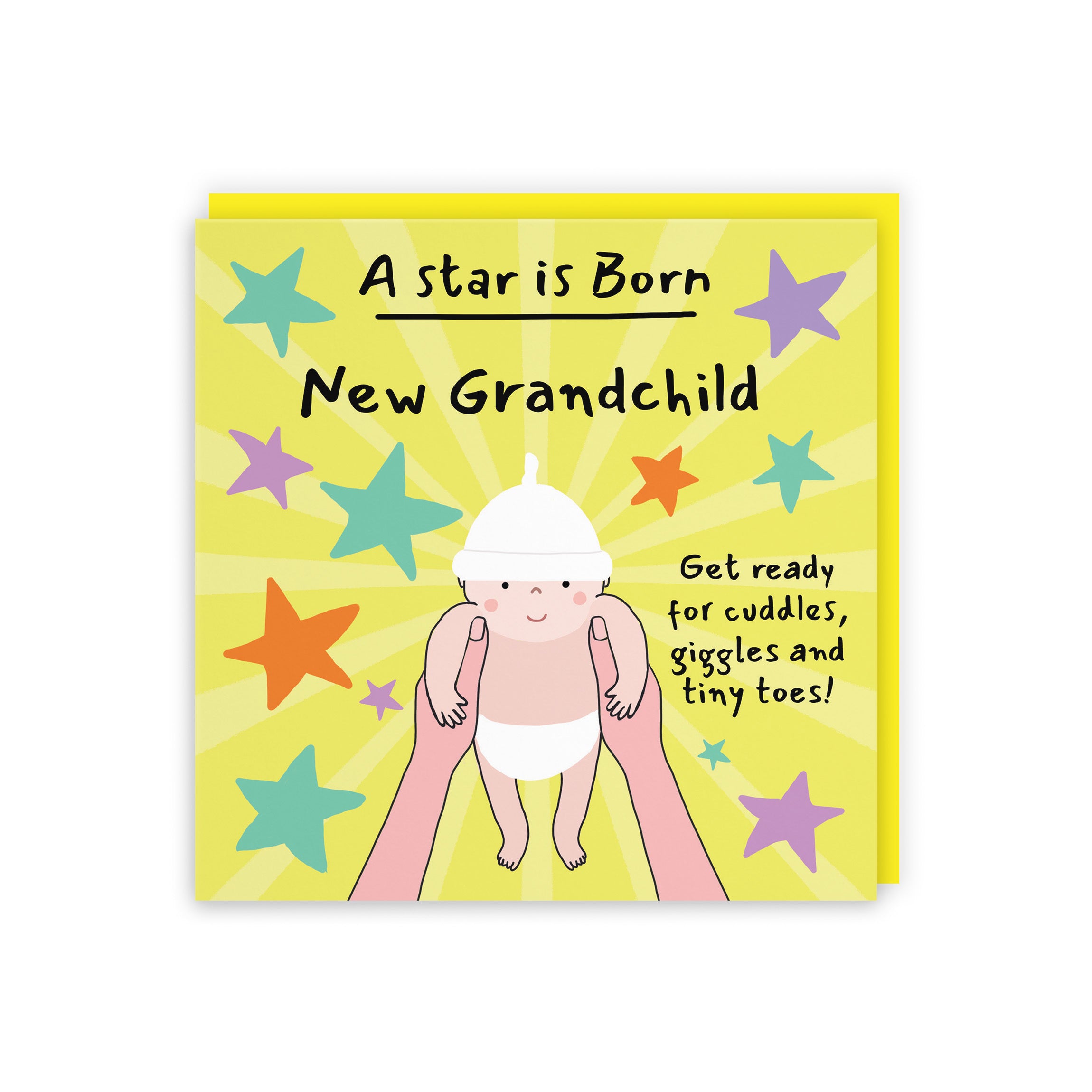 New Grandchild New Baby Congratulations Card Bundle Of Joy Laugh Out Loud - Default Title (GK00711)