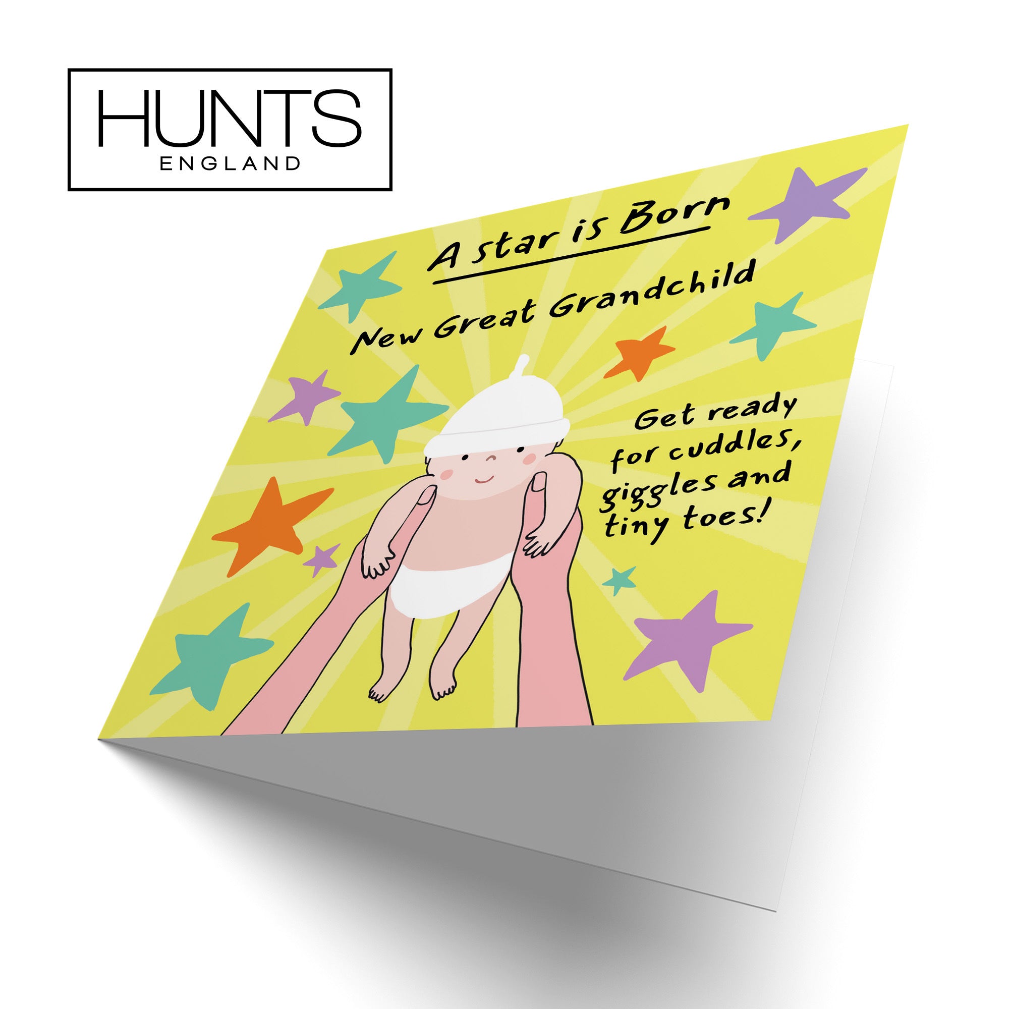 New Great Grandchild New Baby Congratulations Card Bundle Of Joy Laugh Out Loud - Default Title (GK00724)