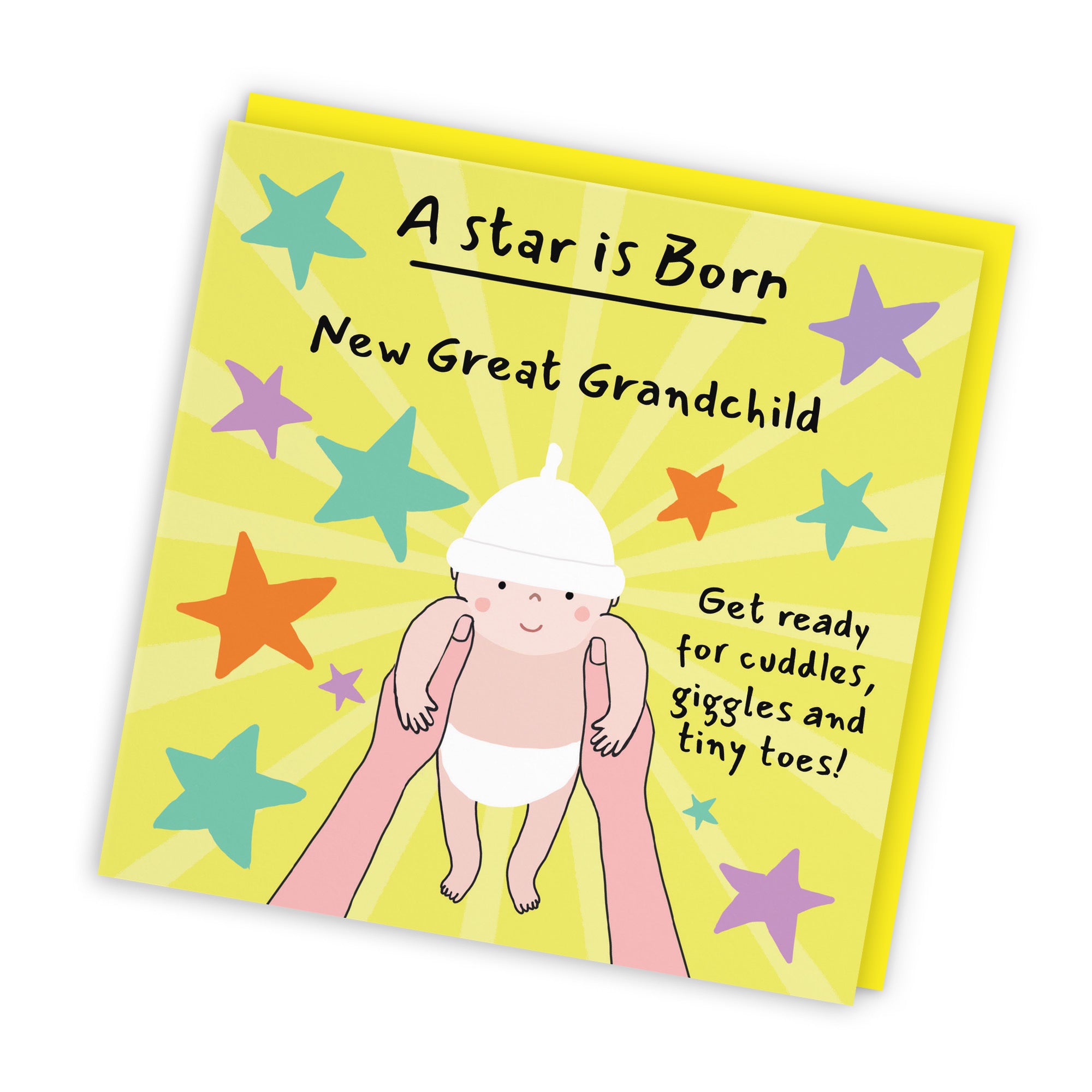 New Great Grandchild New Baby Congratulations Card Bundle Of Joy Laugh Out Loud - Default Title (GK00724)