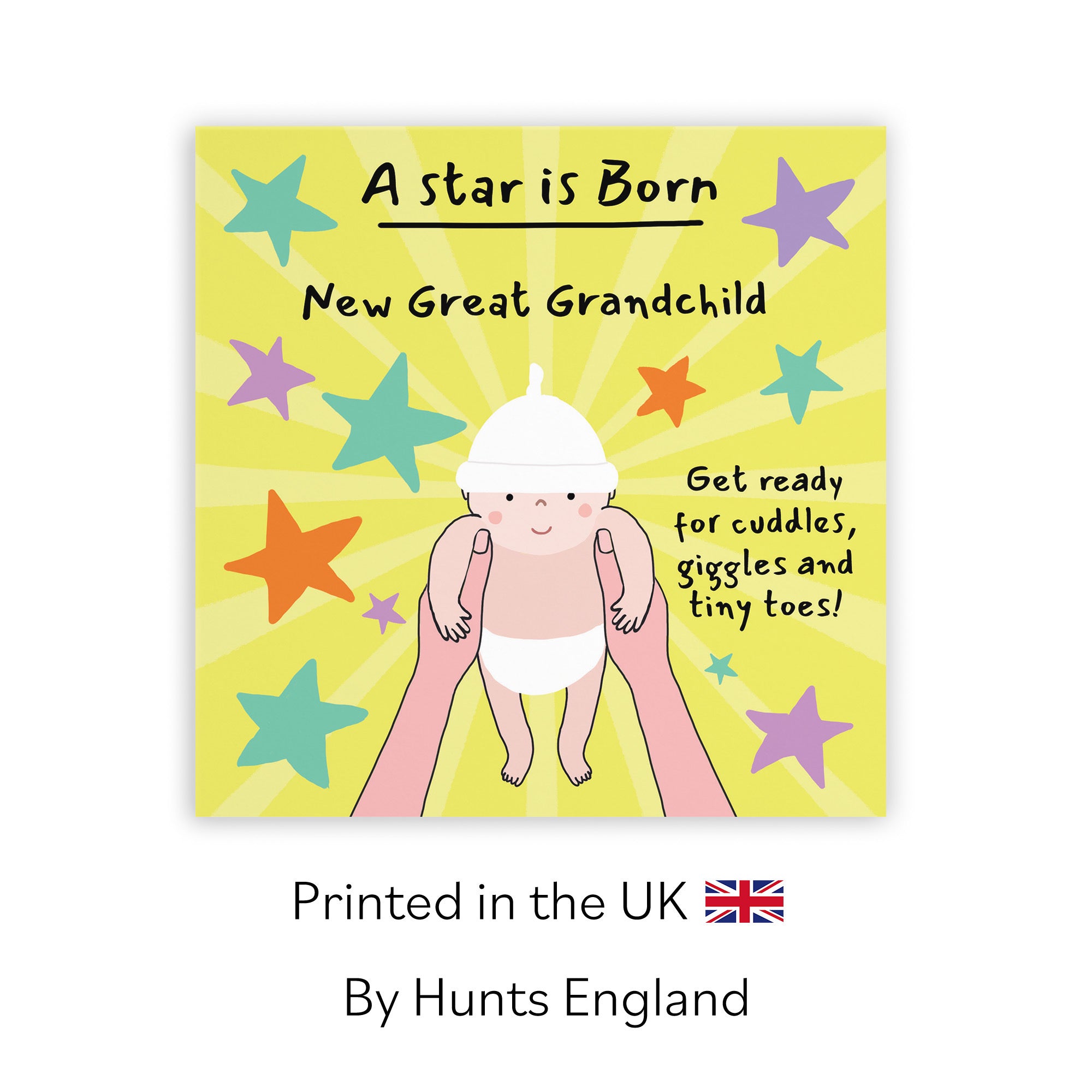 New Great Grandchild New Baby Congratulations Card Bundle Of Joy Laugh Out Loud - Default Title (GK00724)