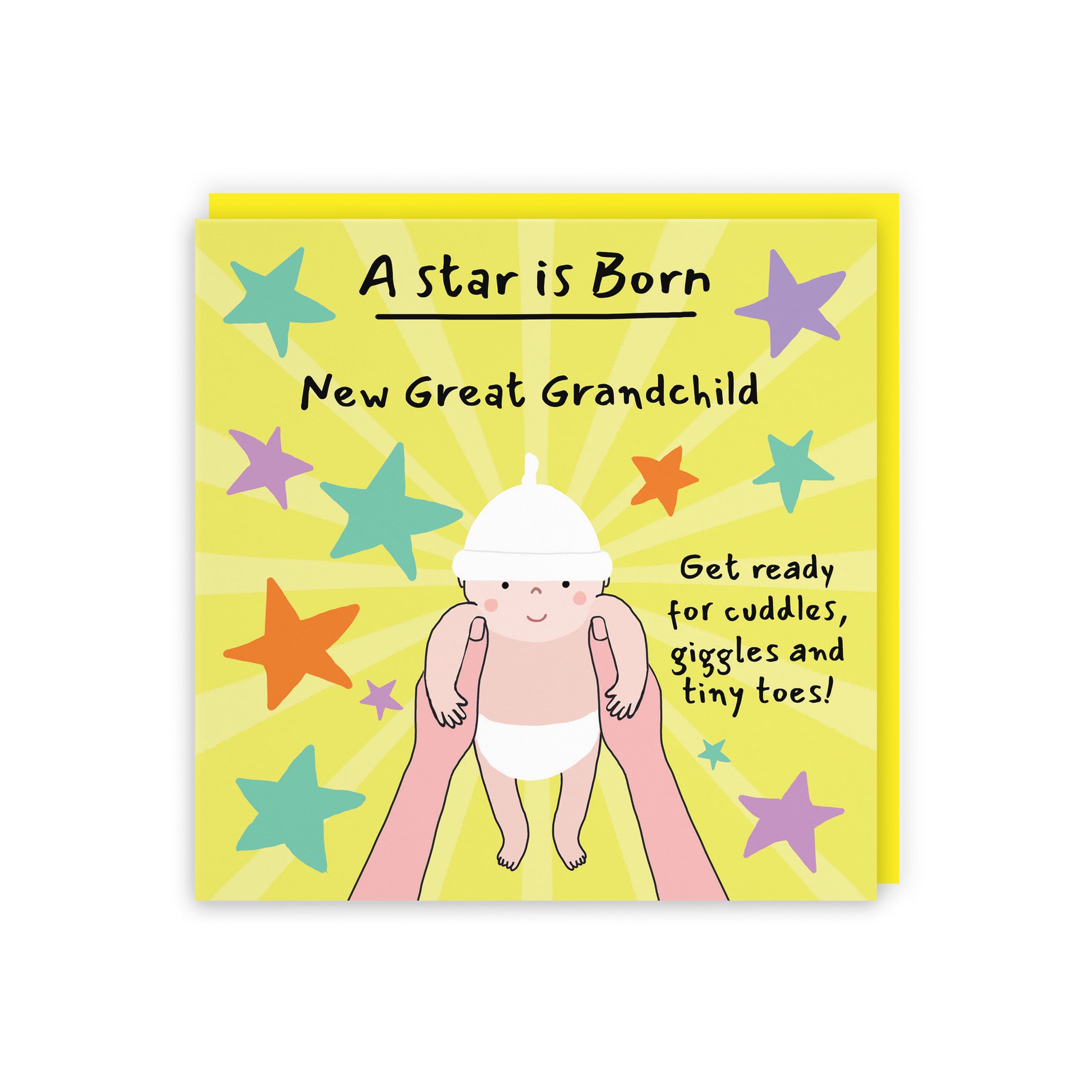 New Great Grandchild New Baby Congratulations Card Bundle Of Joy Laugh Out Loud - Default Title (GK00724)