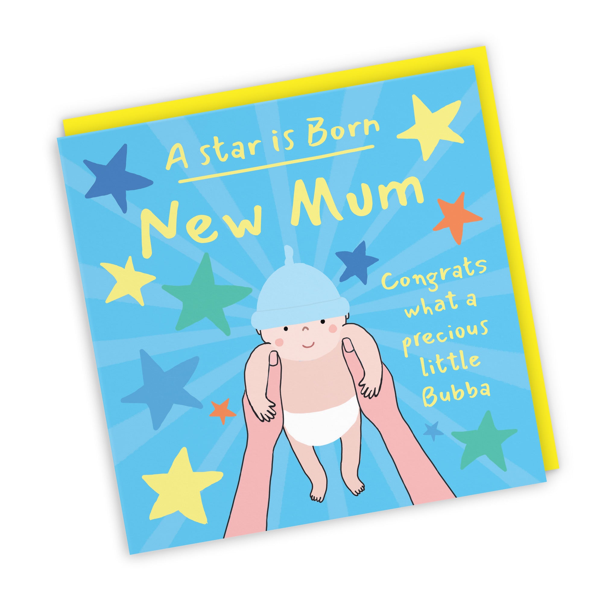New Mum New Baby Boy Congratulations Card Bundle Of Joy Laugh Out Loud - Default Title (GK00731)