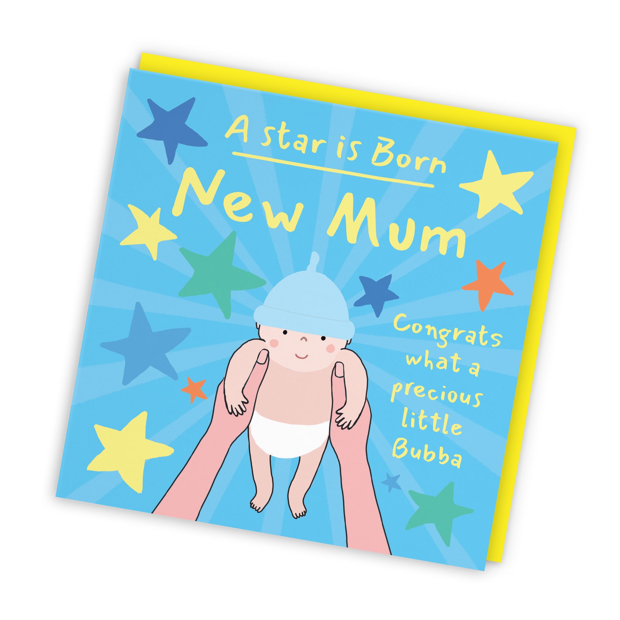 New Mum New Baby Boy Congratulations Card Bundle Of Joy Laugh Out Loud - Default Title (GK00731)
