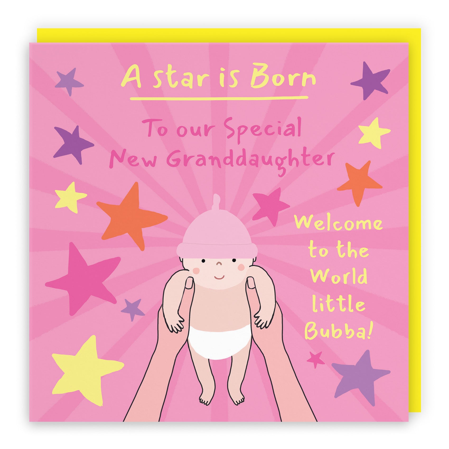 To Our New Granddaughter New Baby Girl Congratulations Card Bundle Of Joy Laugh Out Loud - Default Title (GK00776)