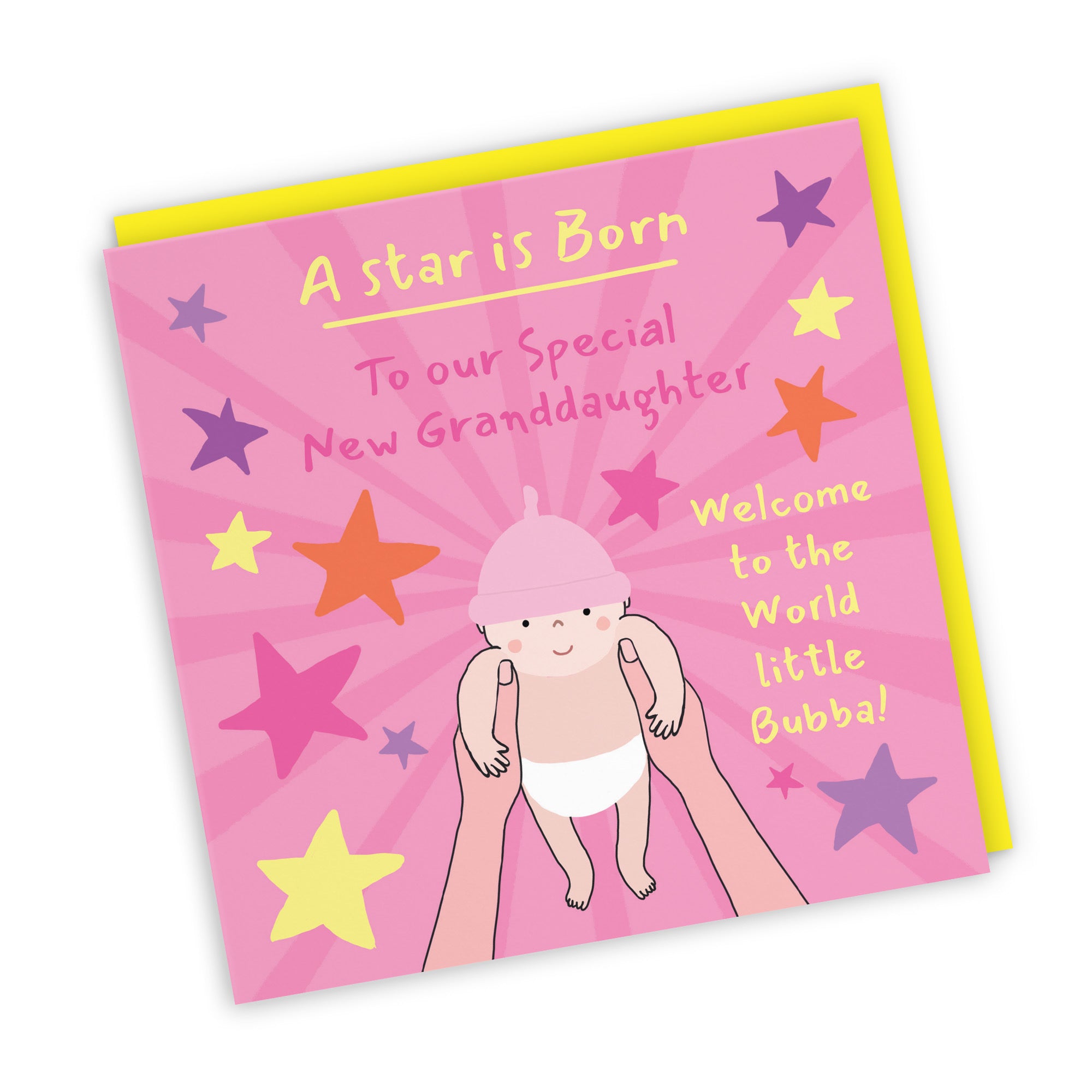 To Our New Granddaughter New Baby Girl Congratulations Card Bundle Of Joy Laugh Out Loud - Default Title (GK00776)