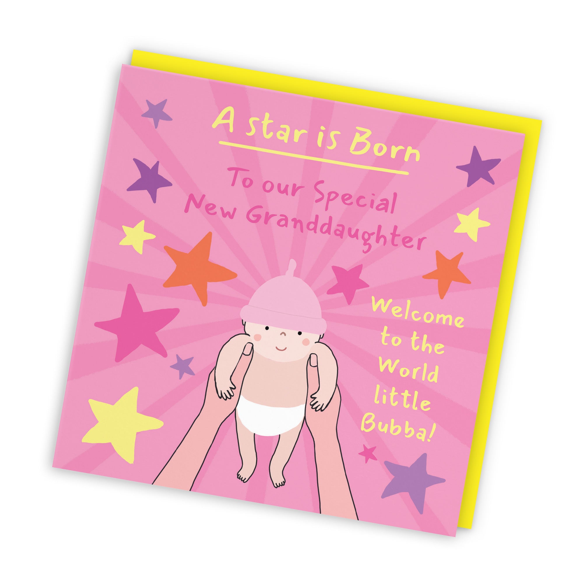 To Our New Granddaughter New Baby Girl Congratulations Card Bundle Of Joy Laugh Out Loud - Default Title (GK00776)