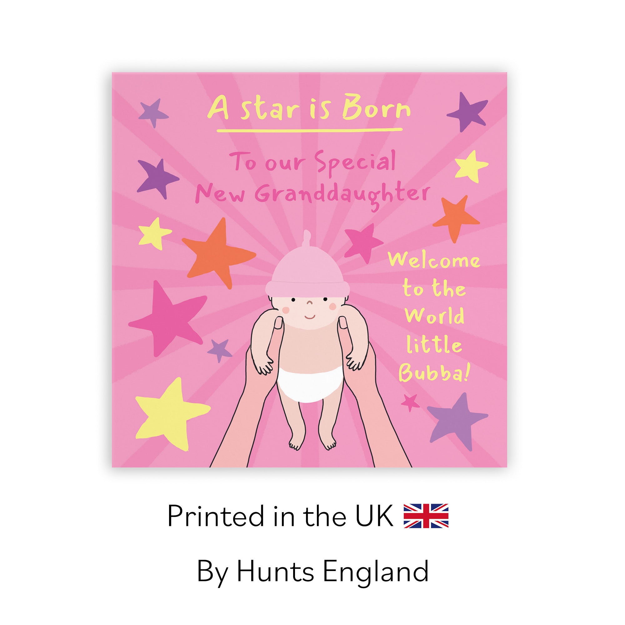To Our New Granddaughter New Baby Girl Congratulations Card Bundle Of Joy Laugh Out Loud - Default Title (GK00776)