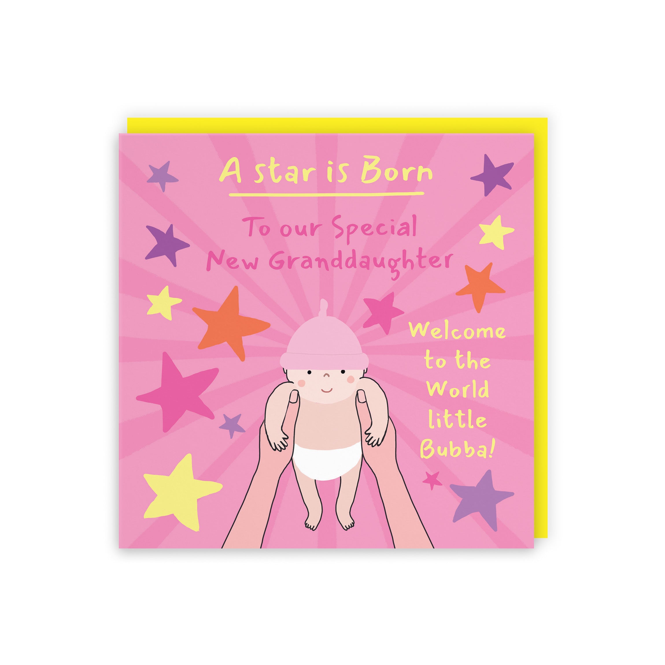 To Our New Granddaughter New Baby Girl Congratulations Card Bundle Of Joy Laugh Out Loud - Default Title (GK00776)