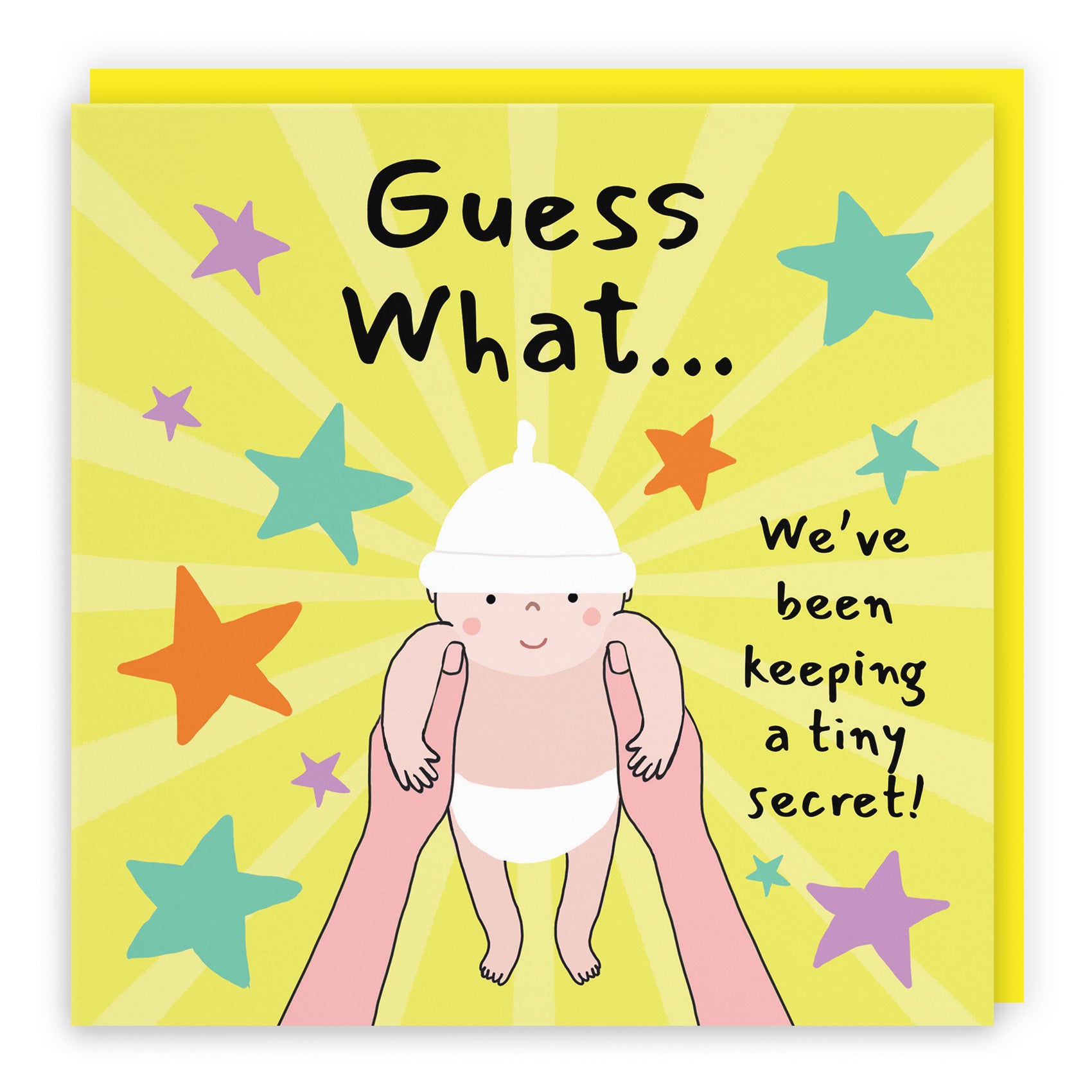 Guess What Announcement Reveal Pregnancy Card Bundle Of Joy Laugh Out Loud - Default Title (GK00813)