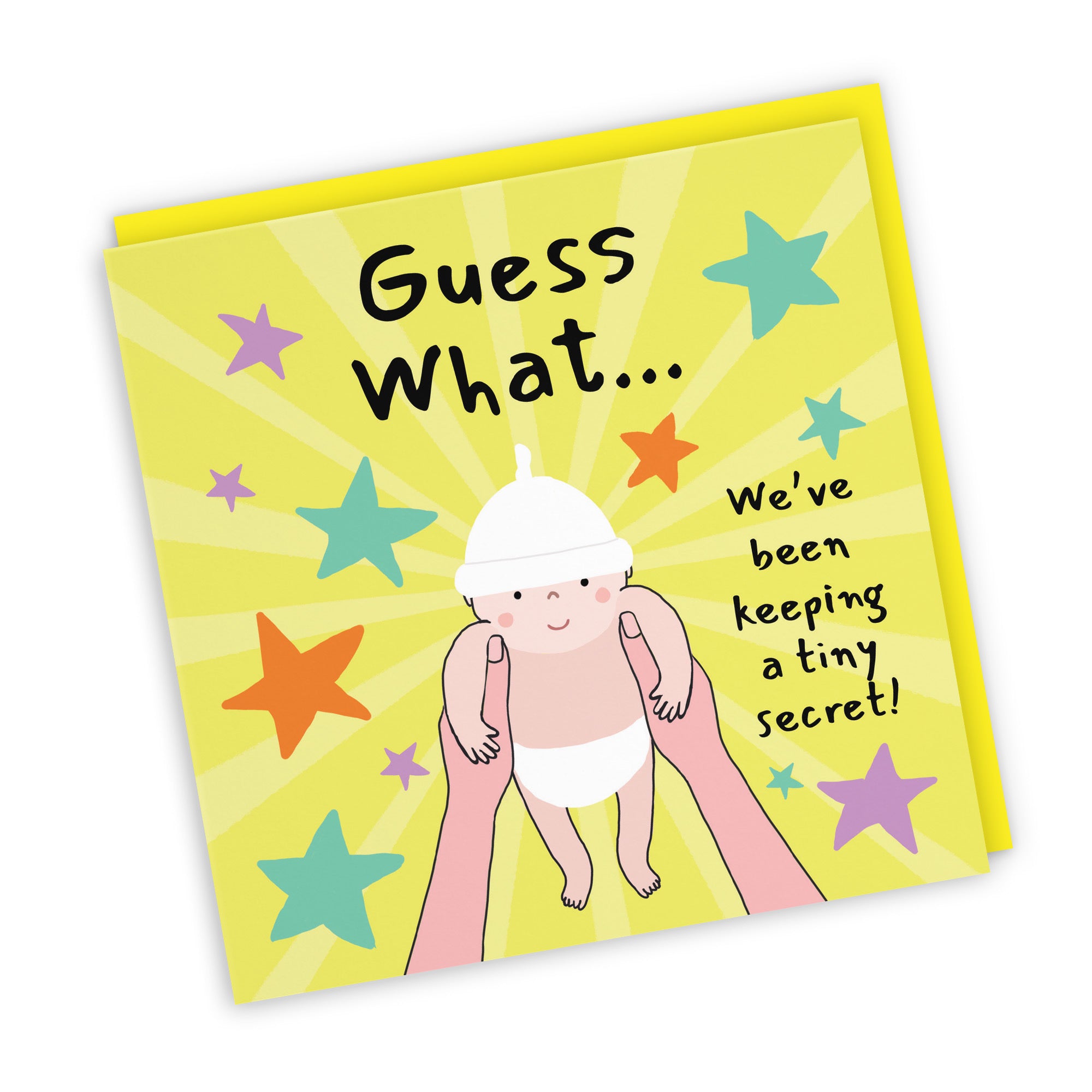 Guess What Announcement Reveal Pregnancy Card Bundle Of Joy Laugh Out Loud - Default Title (GK00813)