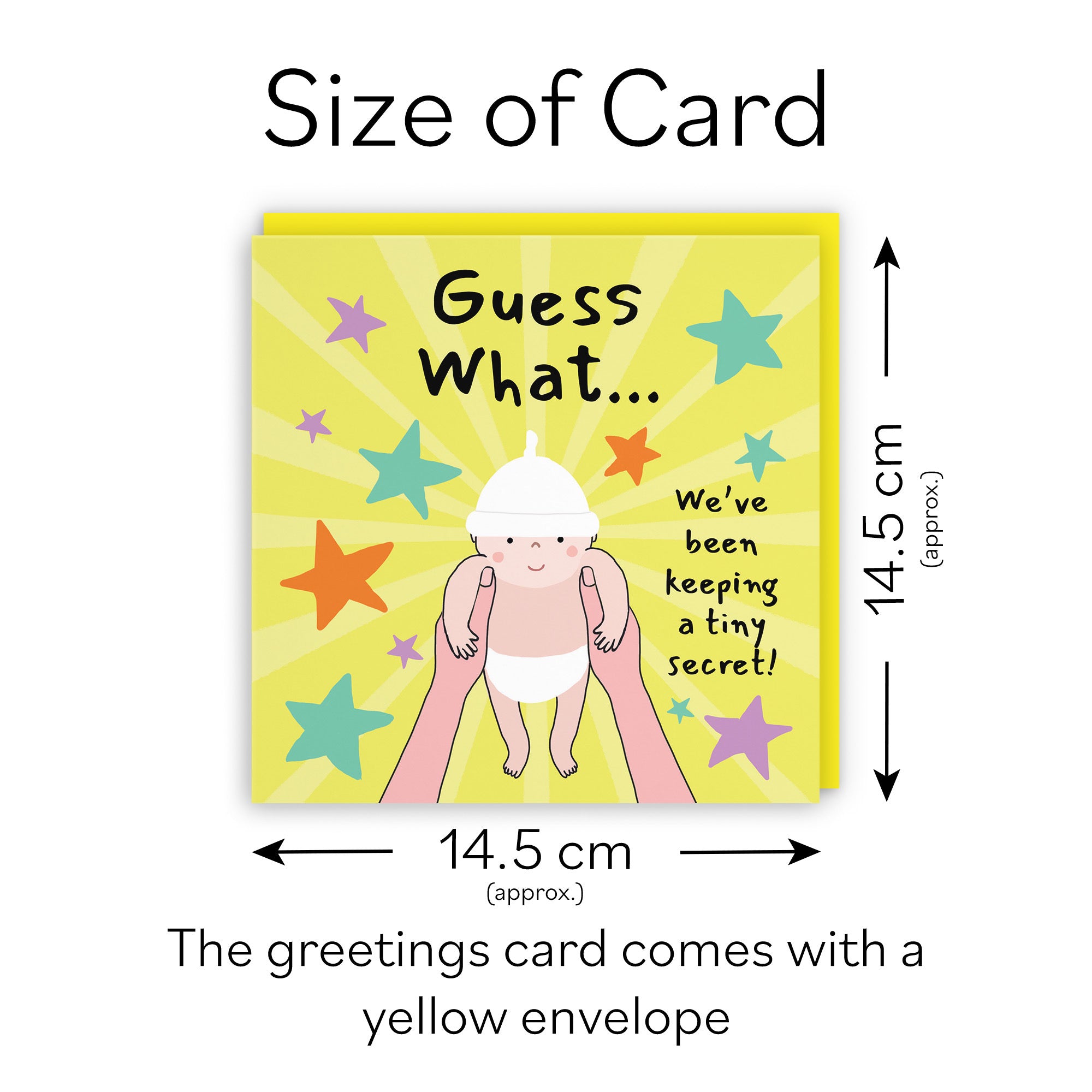 Guess What Announcement Reveal Pregnancy Card Bundle Of Joy Laugh Out Loud - Default Title (GK00813)