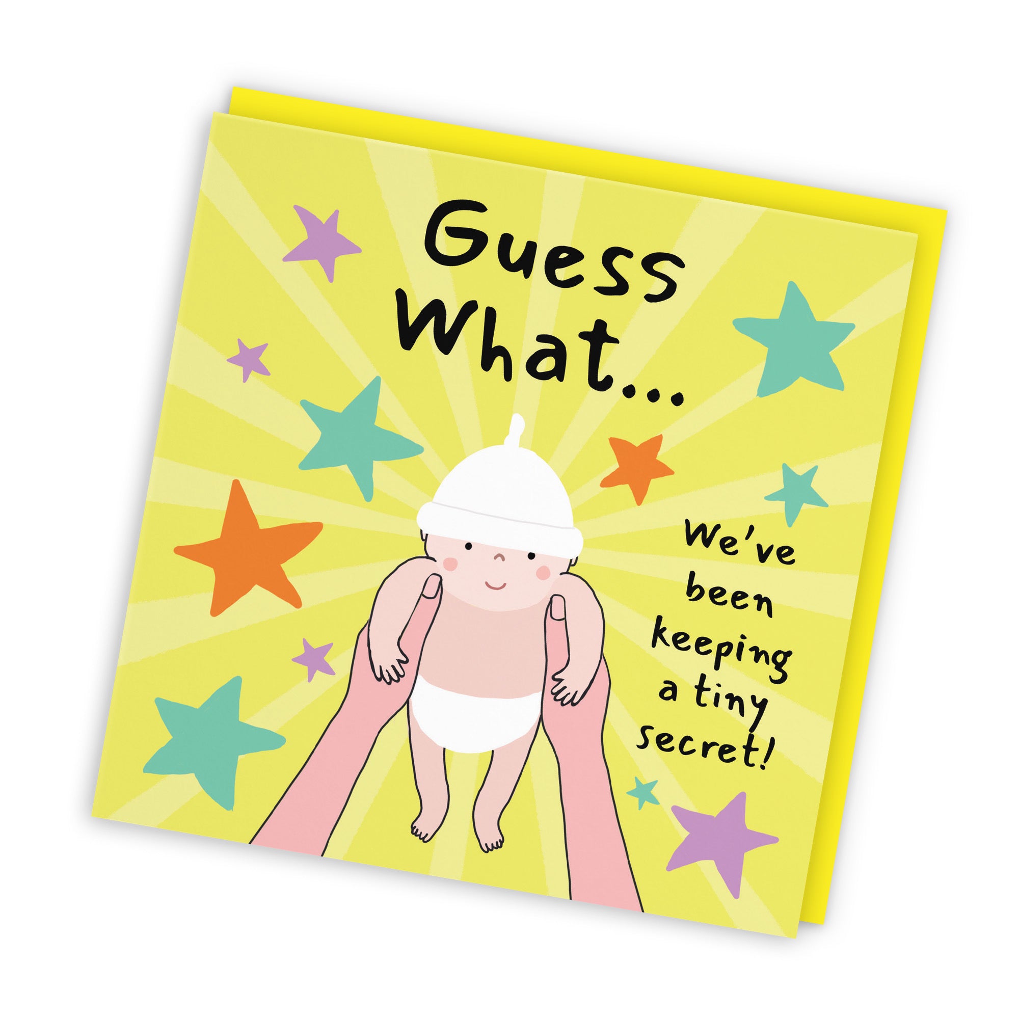 Guess What Announcement Reveal Pregnancy Card Bundle Of Joy Laugh Out Loud - Default Title (GK00813)