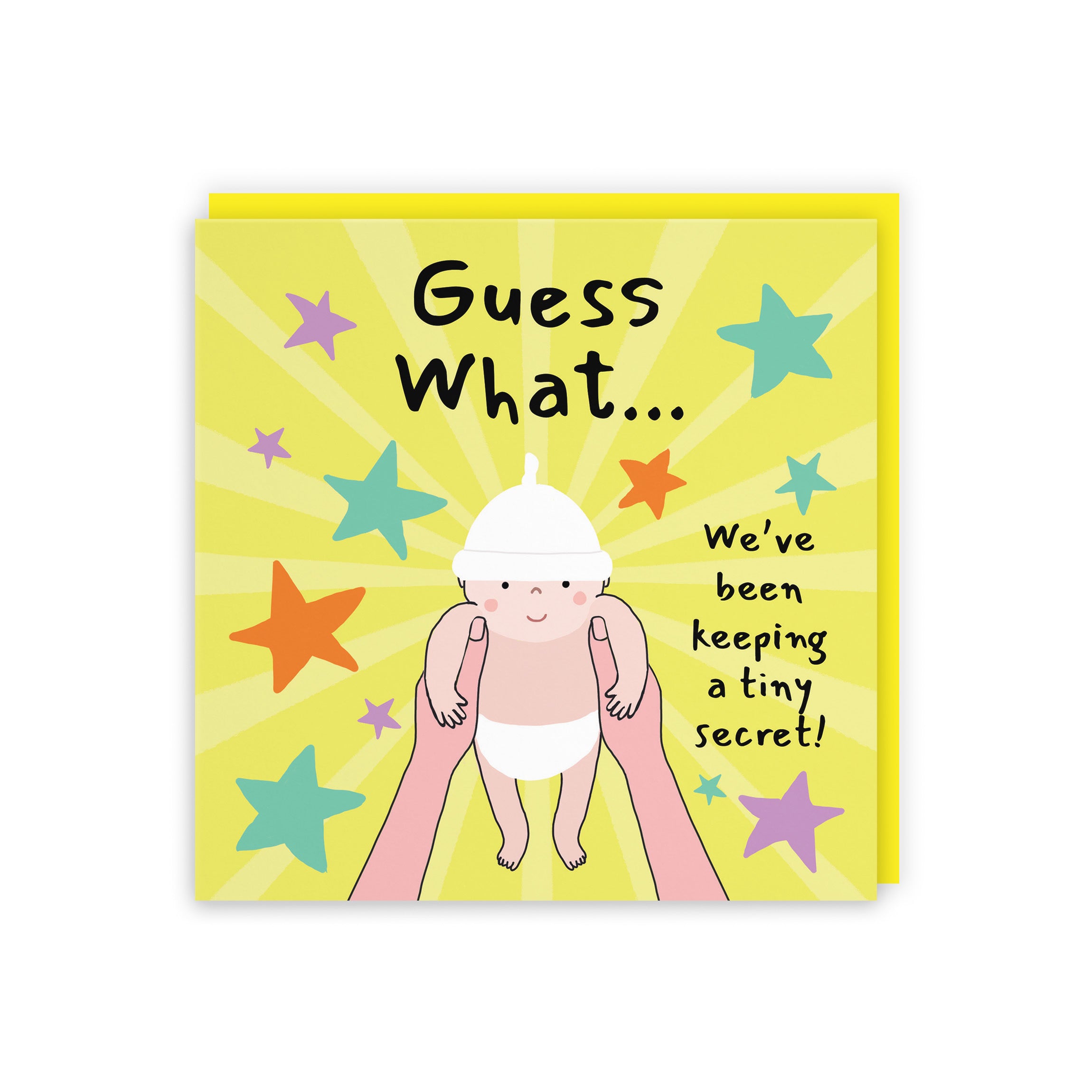 Guess What Announcement Reveal Pregnancy Card Bundle Of Joy Laugh Out Loud - Default Title (GK00813)