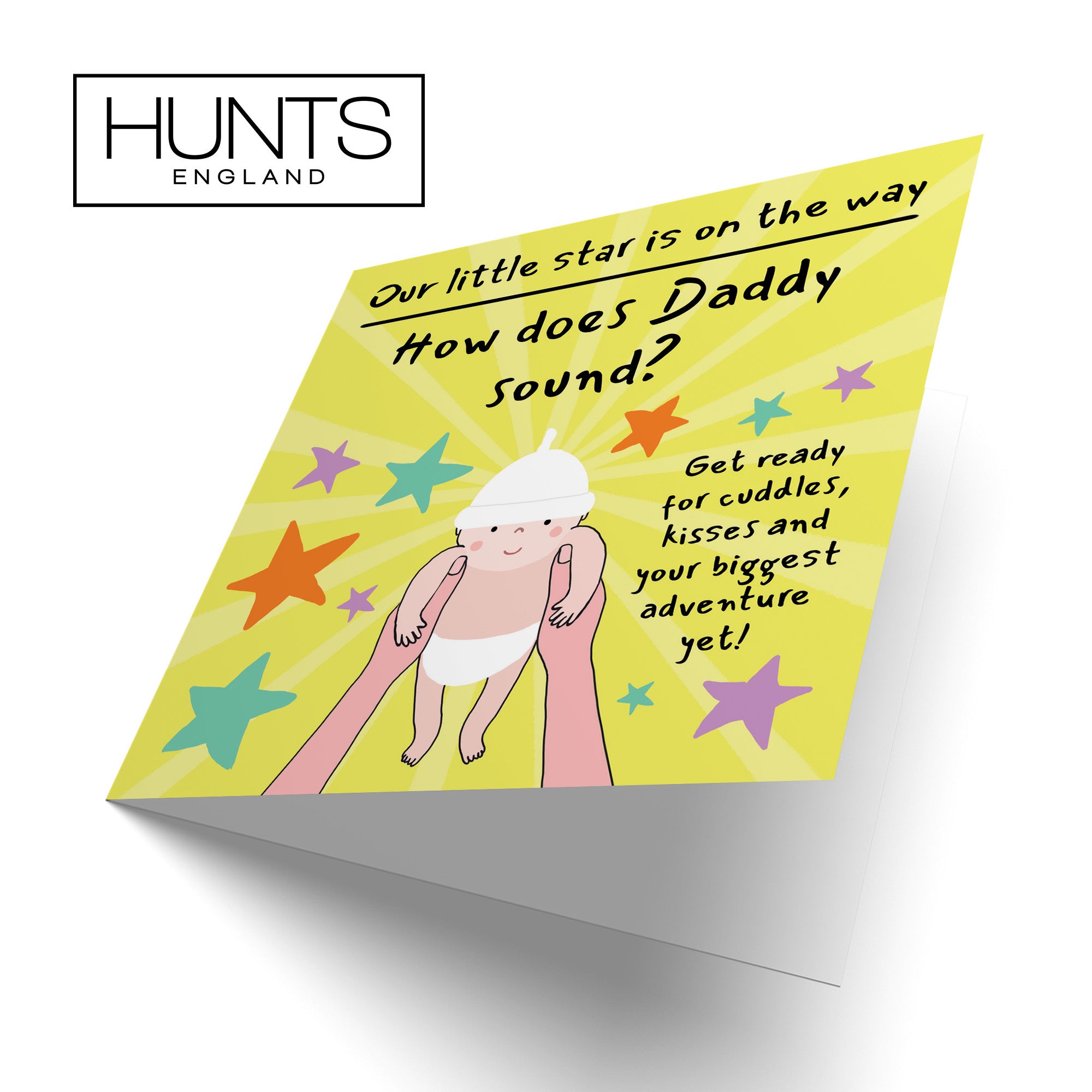 Daddy Pregnancy Announcement Reveal Card Bundle Of Joy Laugh Out Loud - Default Title (GK00827)