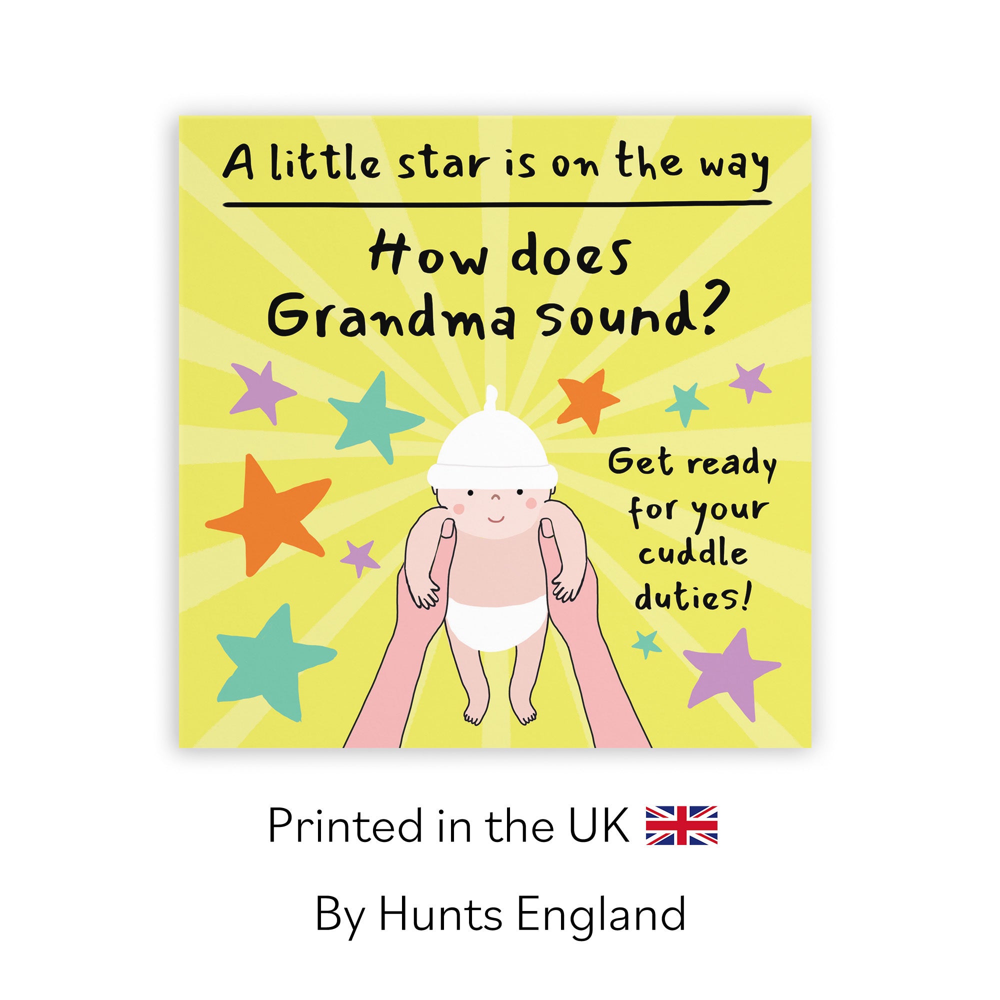 Grandma Pregnancy Announcement Reveal Card Bundle Of Joy Laugh Out Loud - Default Title (GK00830)