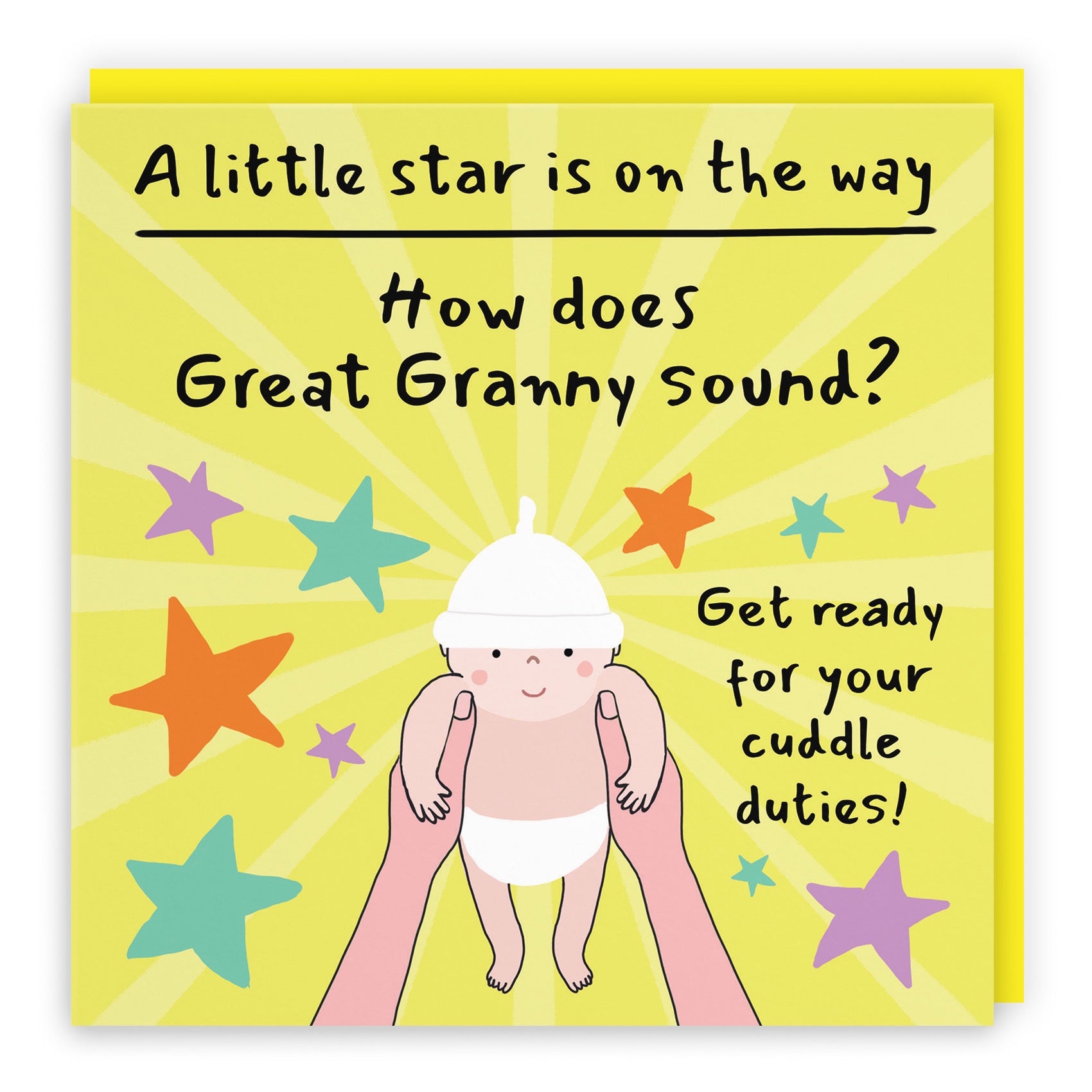 Great Granny Pregnancy Announcement Reveal Card Bundle Of Joy Laugh Out Loud - Default Title (GK00839)