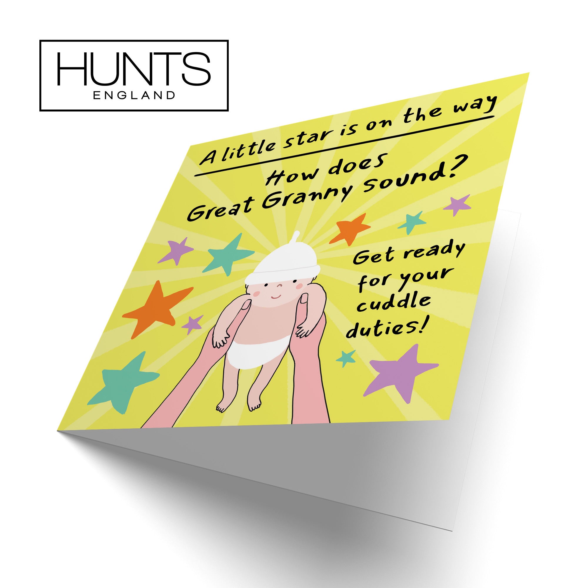 Great Granny Pregnancy Announcement Reveal Card Bundle Of Joy Laugh Out Loud - Default Title (GK00839)