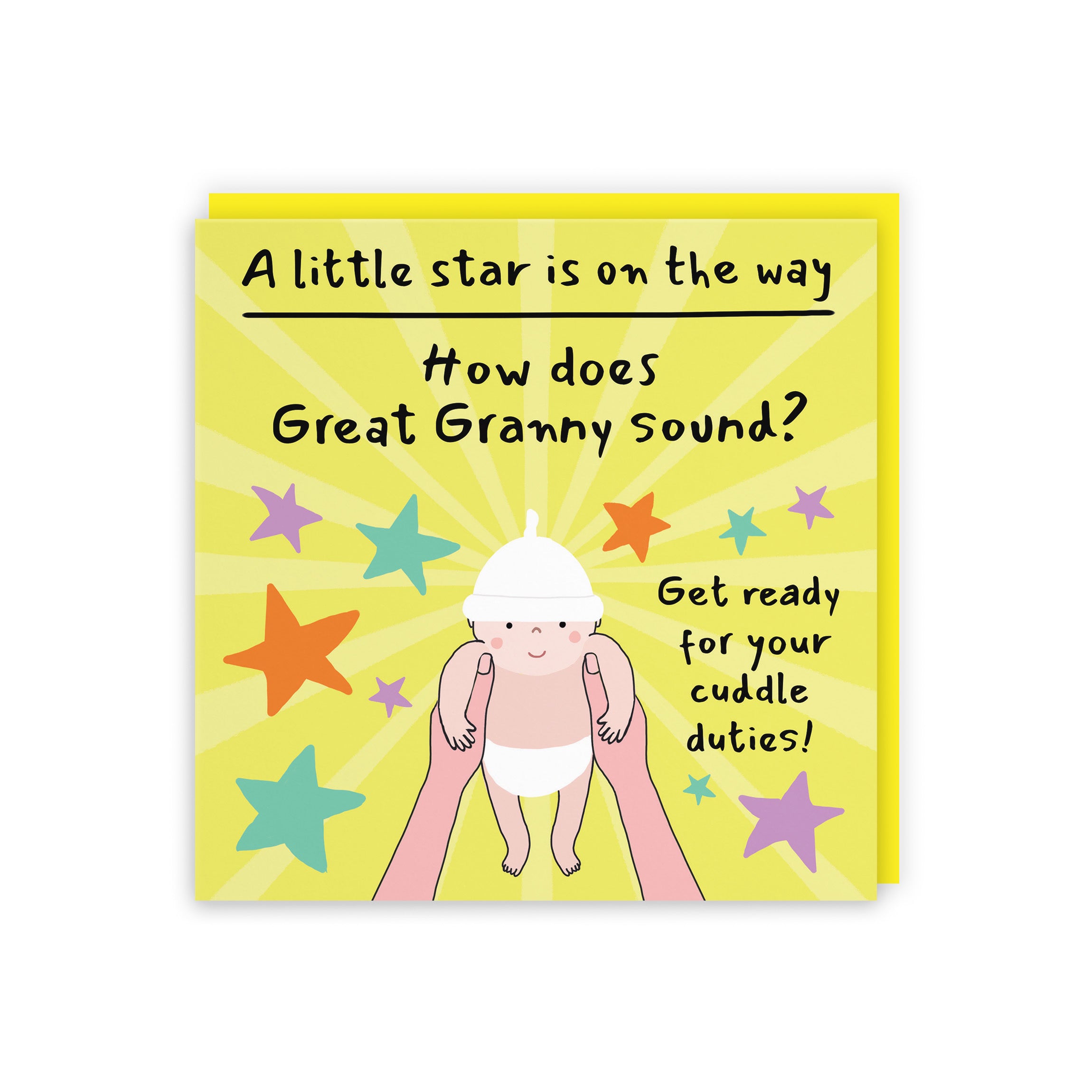 Great Granny Pregnancy Announcement Reveal Card Bundle Of Joy Laugh Out Loud - Default Title (GK00839)